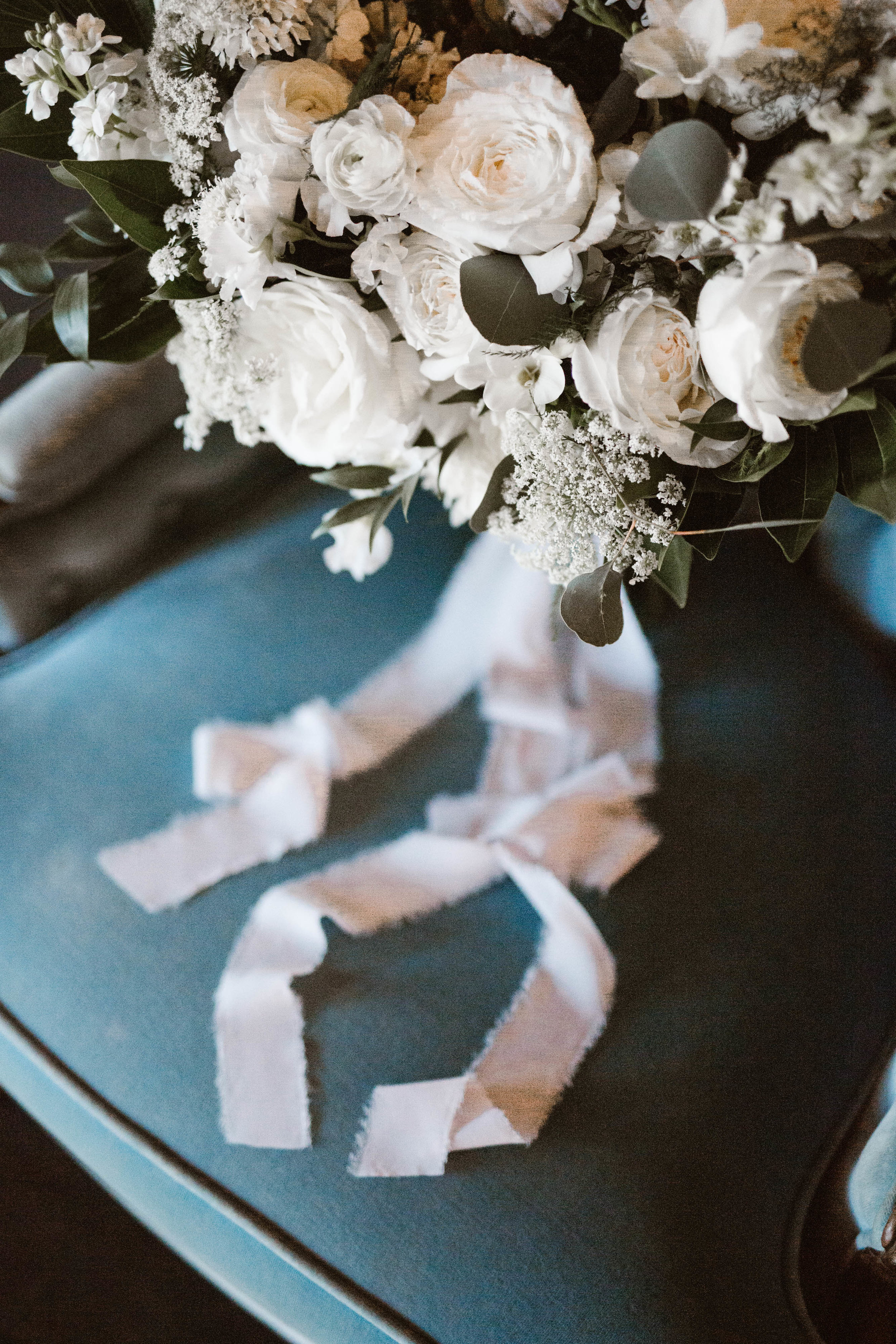 Green White Wedding Reception Relix