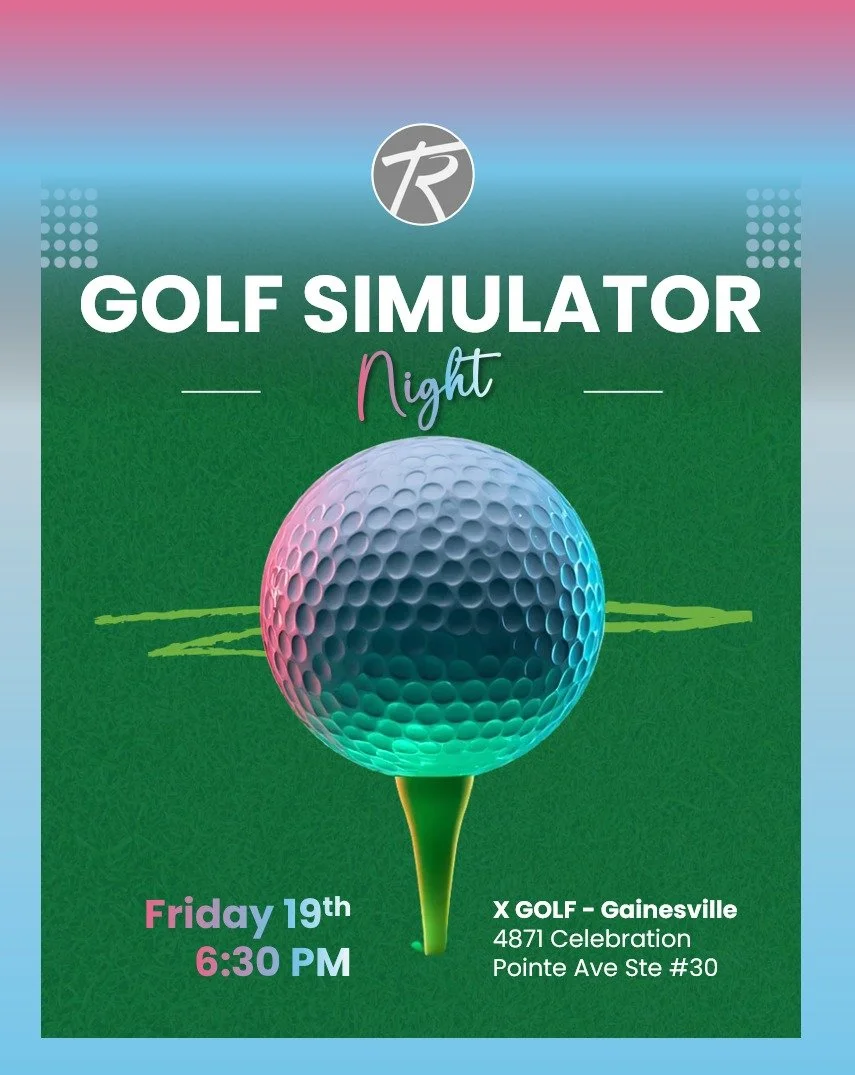 🗓️ THIS FRIDAY (JUNE 19th):
We are taking the fun off-site! We have booked the high-tech golf simulators at X Golf Gainesville for a massive fun night.

⏰ Time: 6:30 PM &ndash; 8:30 PM (Booked for a full 2 hours!)
📍 Where: X Golf (Celebration Point