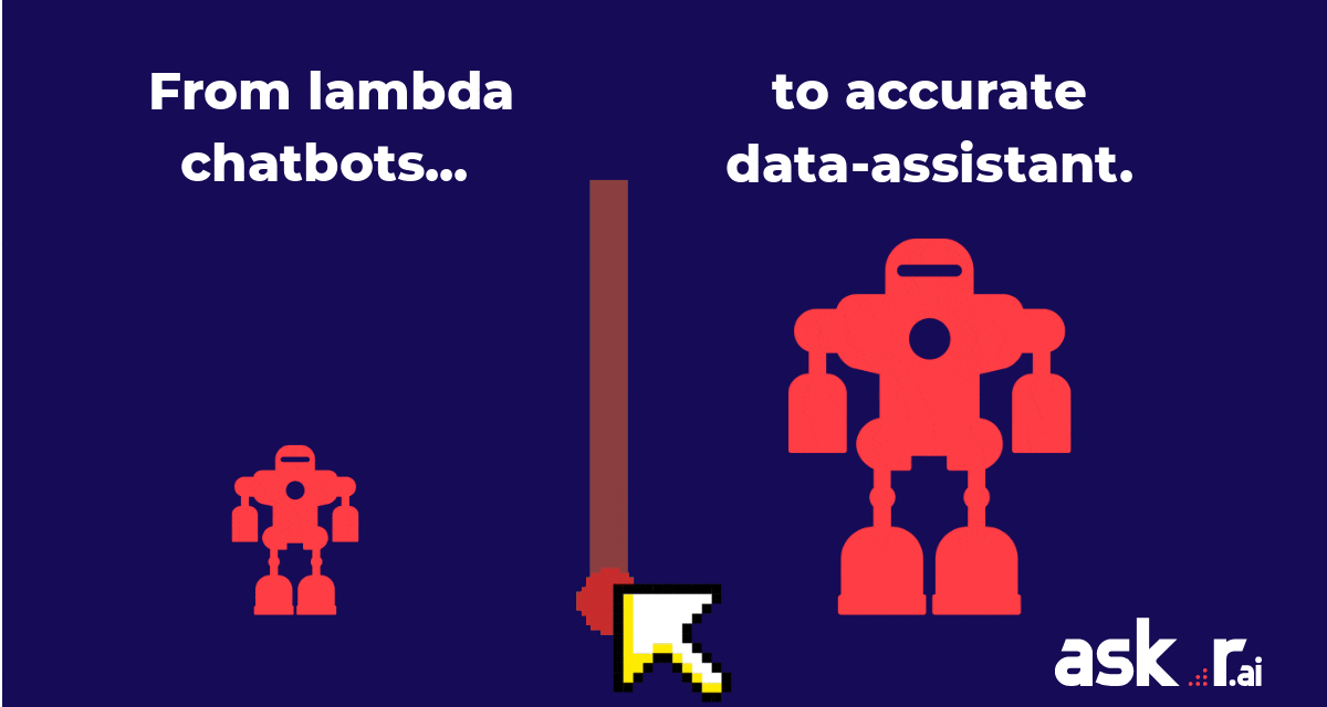 Pourquoi un chatbot ne pourra-t-il jamais jouer le role d’un data-assistant ?