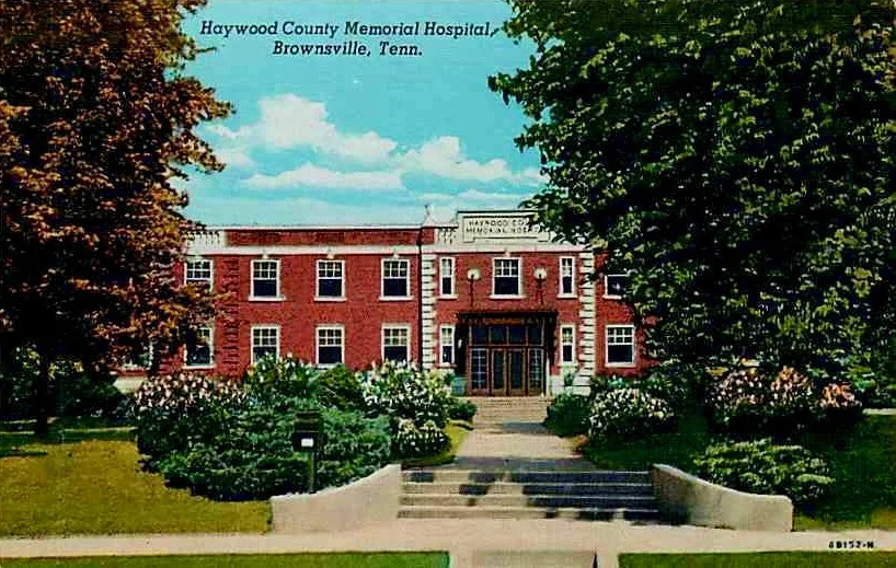 Haywood Hospital E College Brownsville Postcard Duke.jpg
