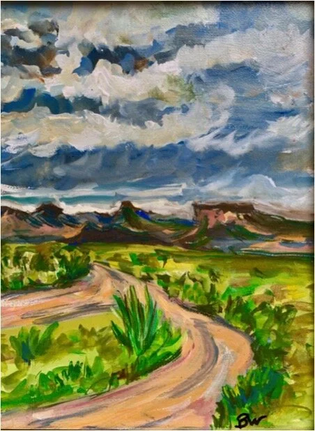 Buttes from Malheur Field Station - Barbara Weinstein