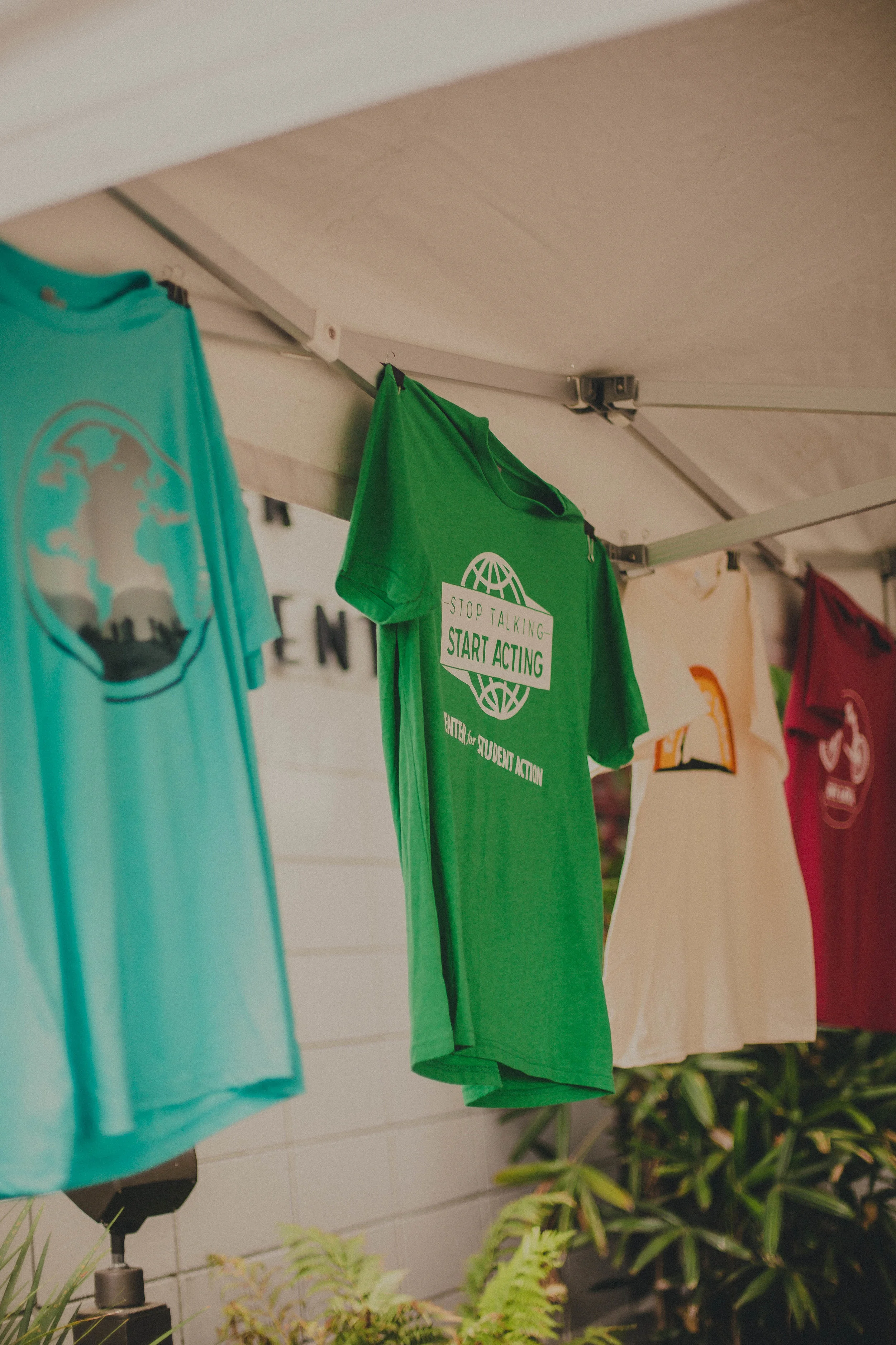A few of the many awesome shirts from our office