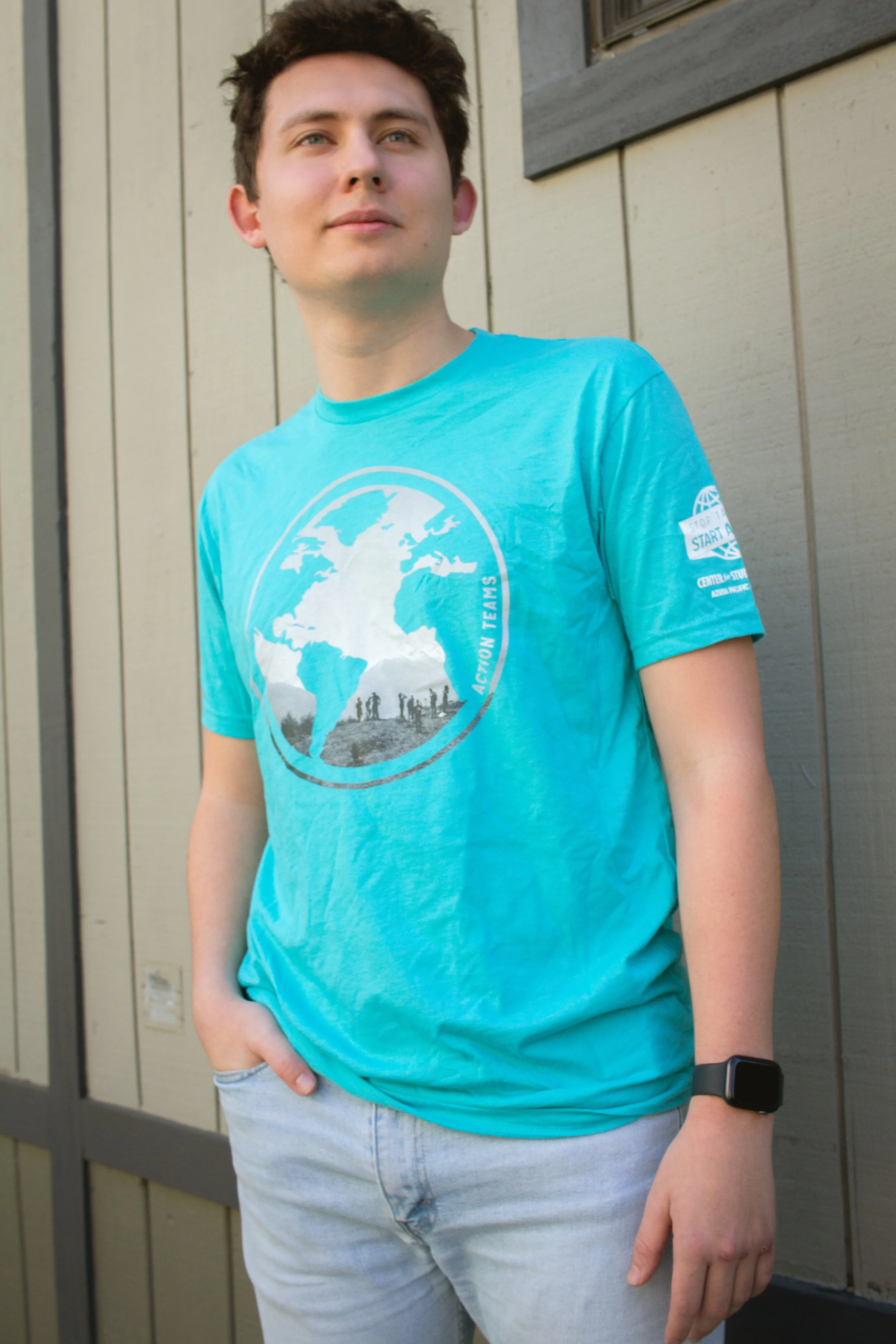 Action Teams Tee - Continent Aqua