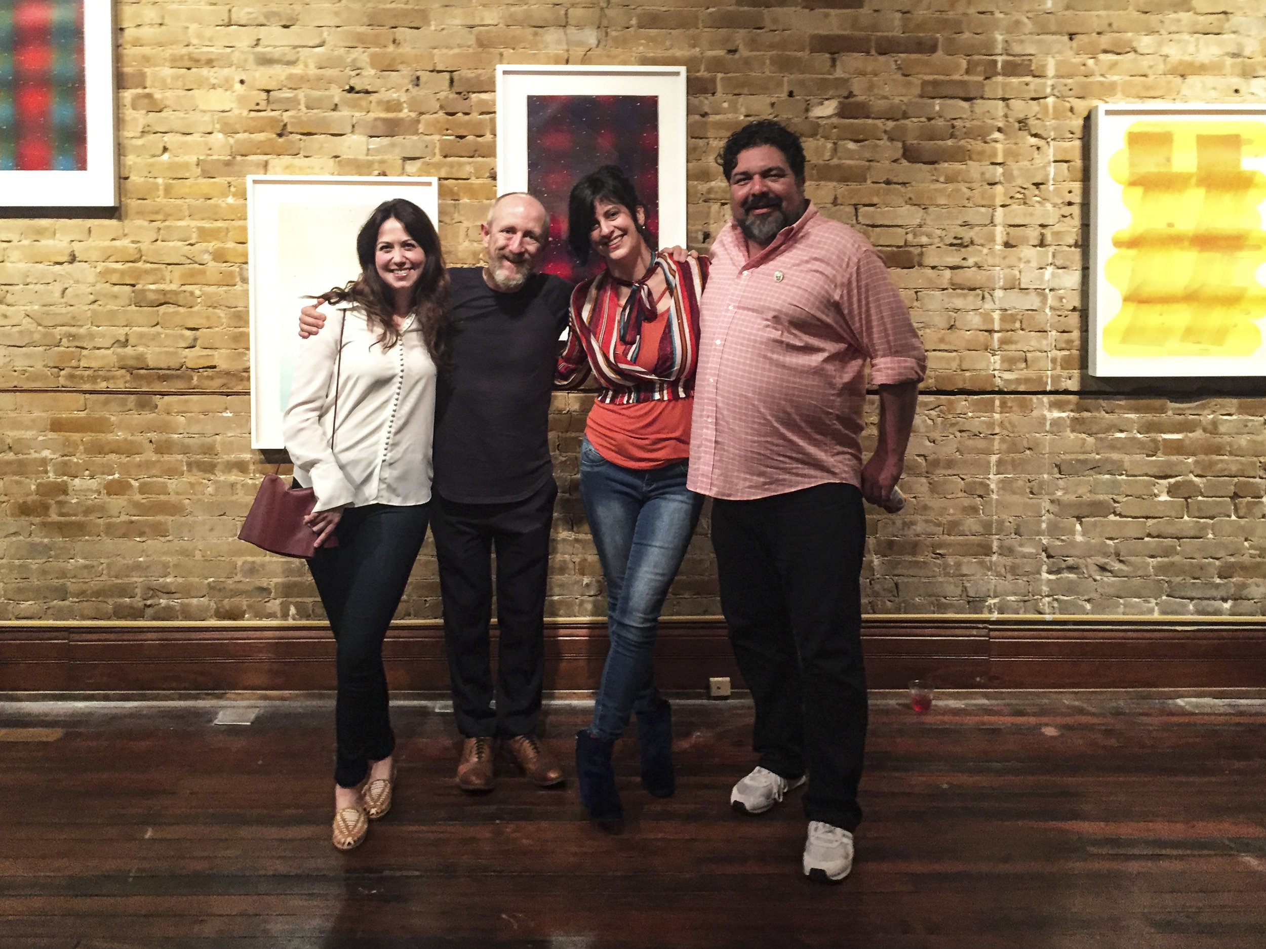 Hilary Hunt, Jeffrey Dell, Michele Monseau, and Arturo Palacios.