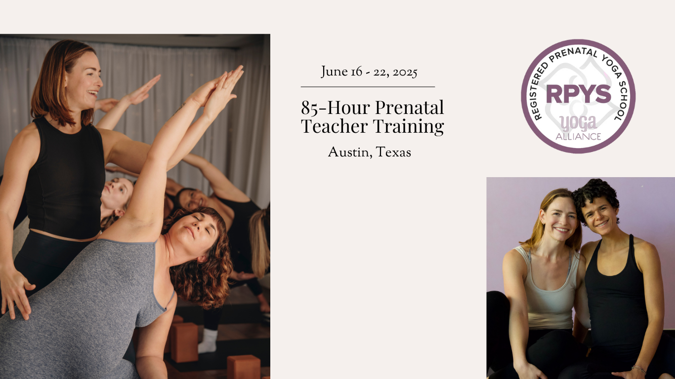 85-Hour Prenatal Yoga Teacher Training!