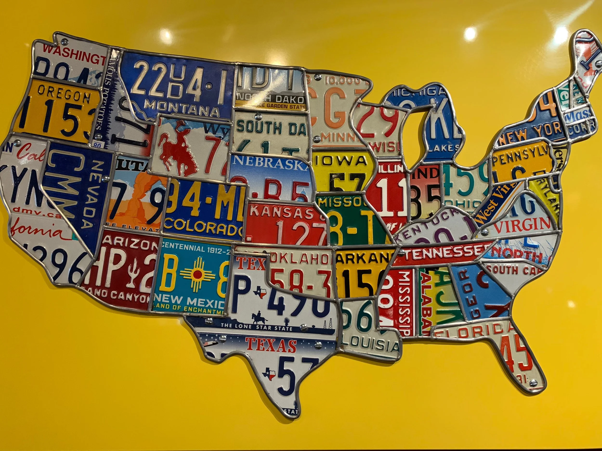 Us Licence Plate Map