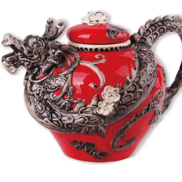 Red Dragon Teapot