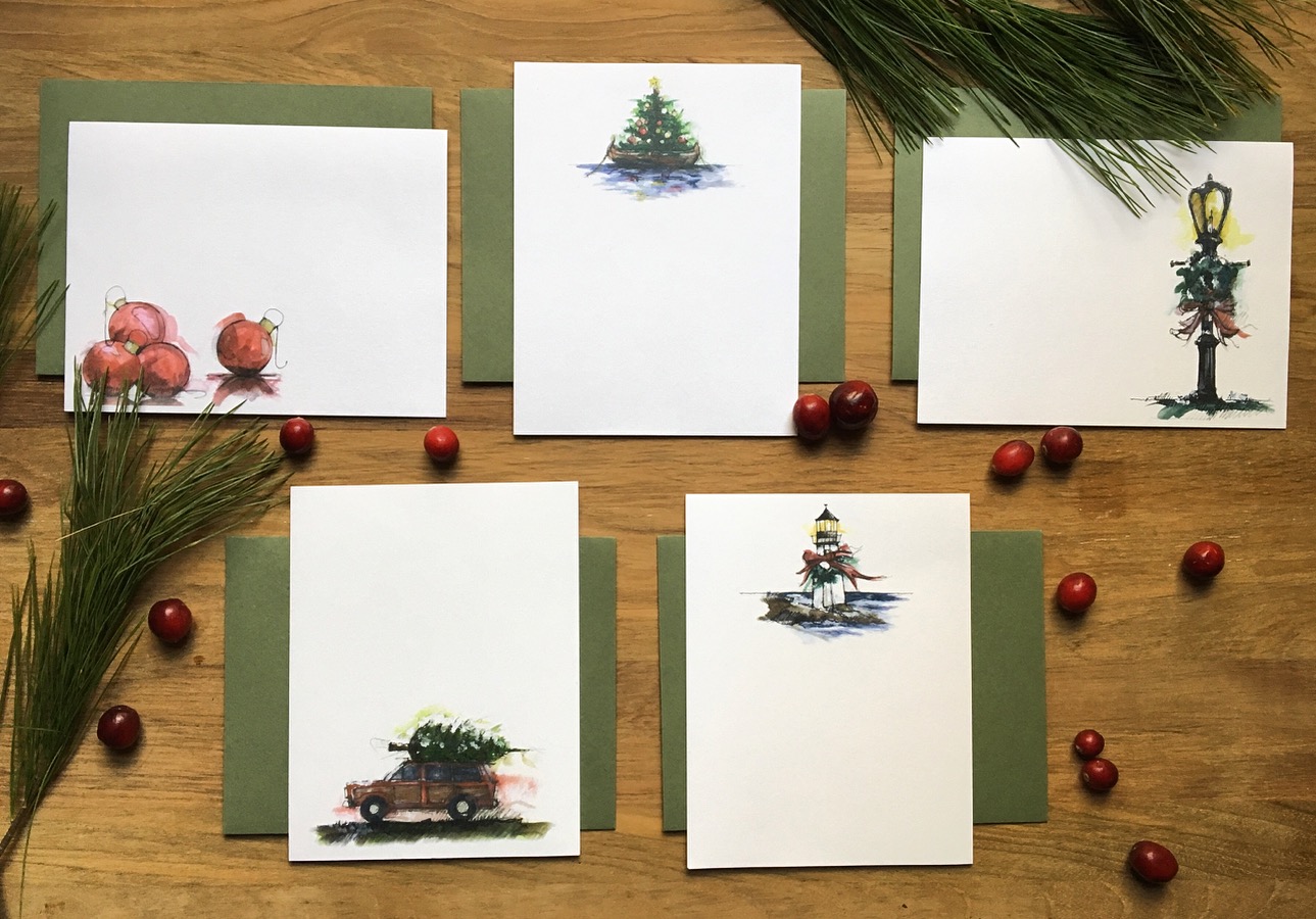 CHRISTMAS CARD WATERCOLOR COLLECTION