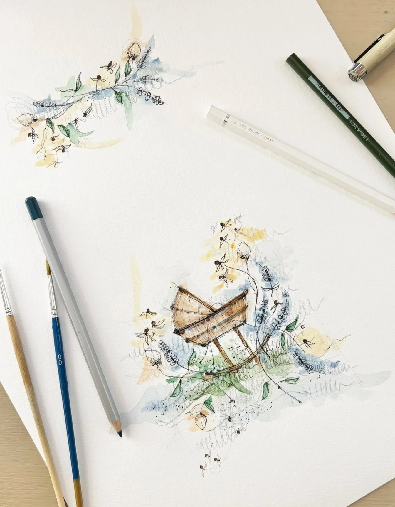 BABY SHOWER WATERCOLOR