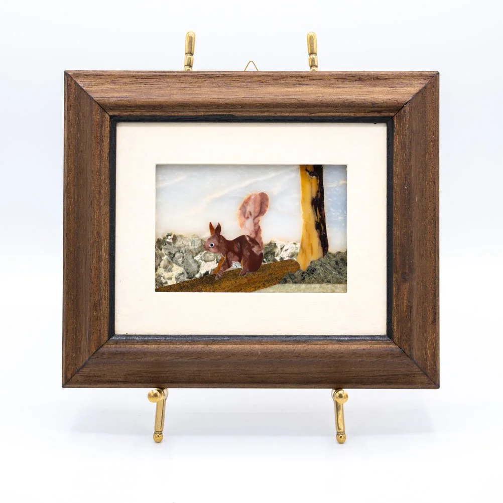 Pietra Dura of a Squirrel