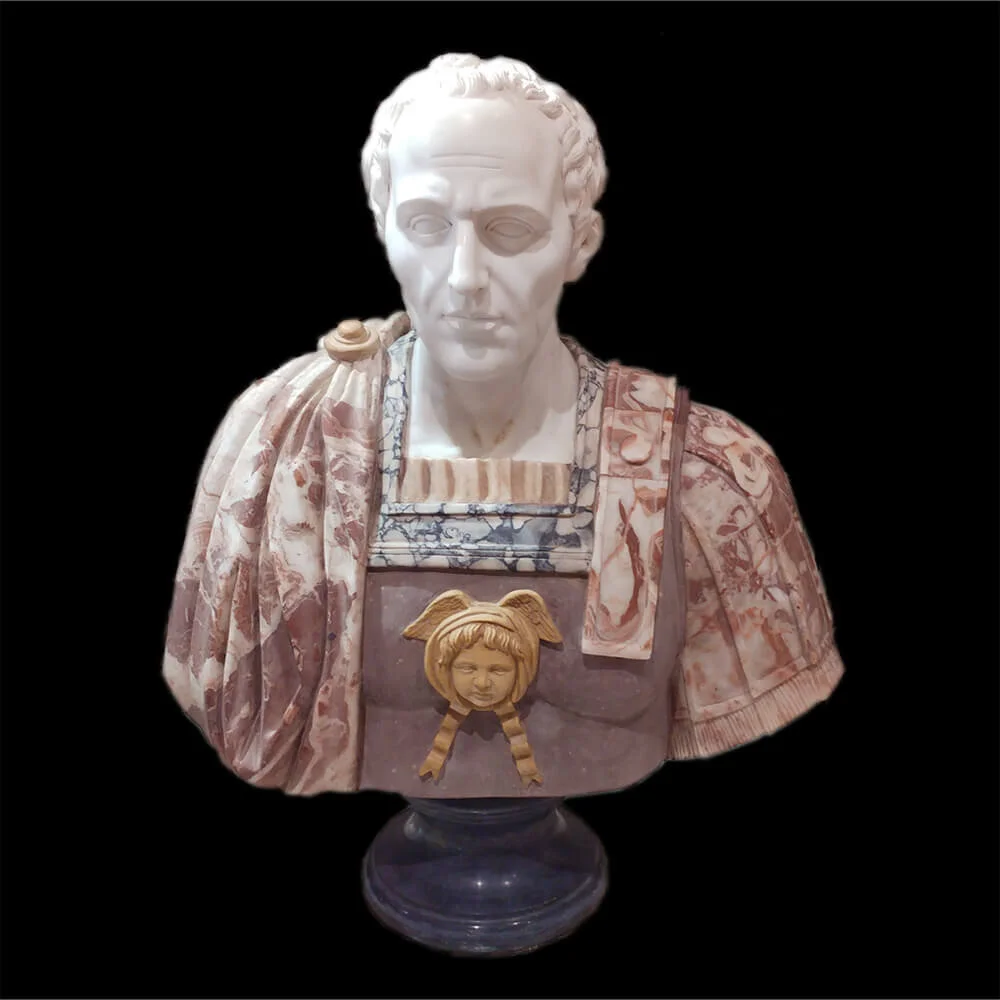 Marble bust of Julius Caesar