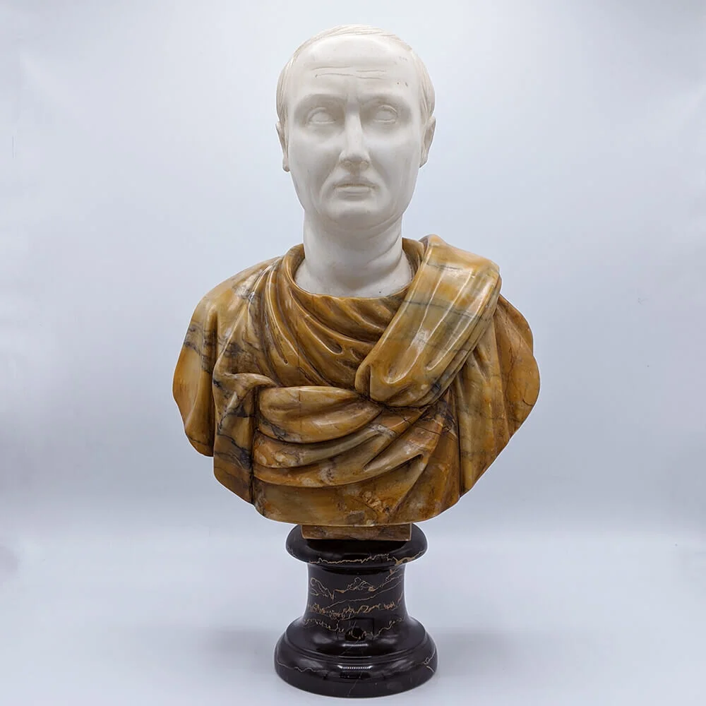 Marble bust of Julius Caesar