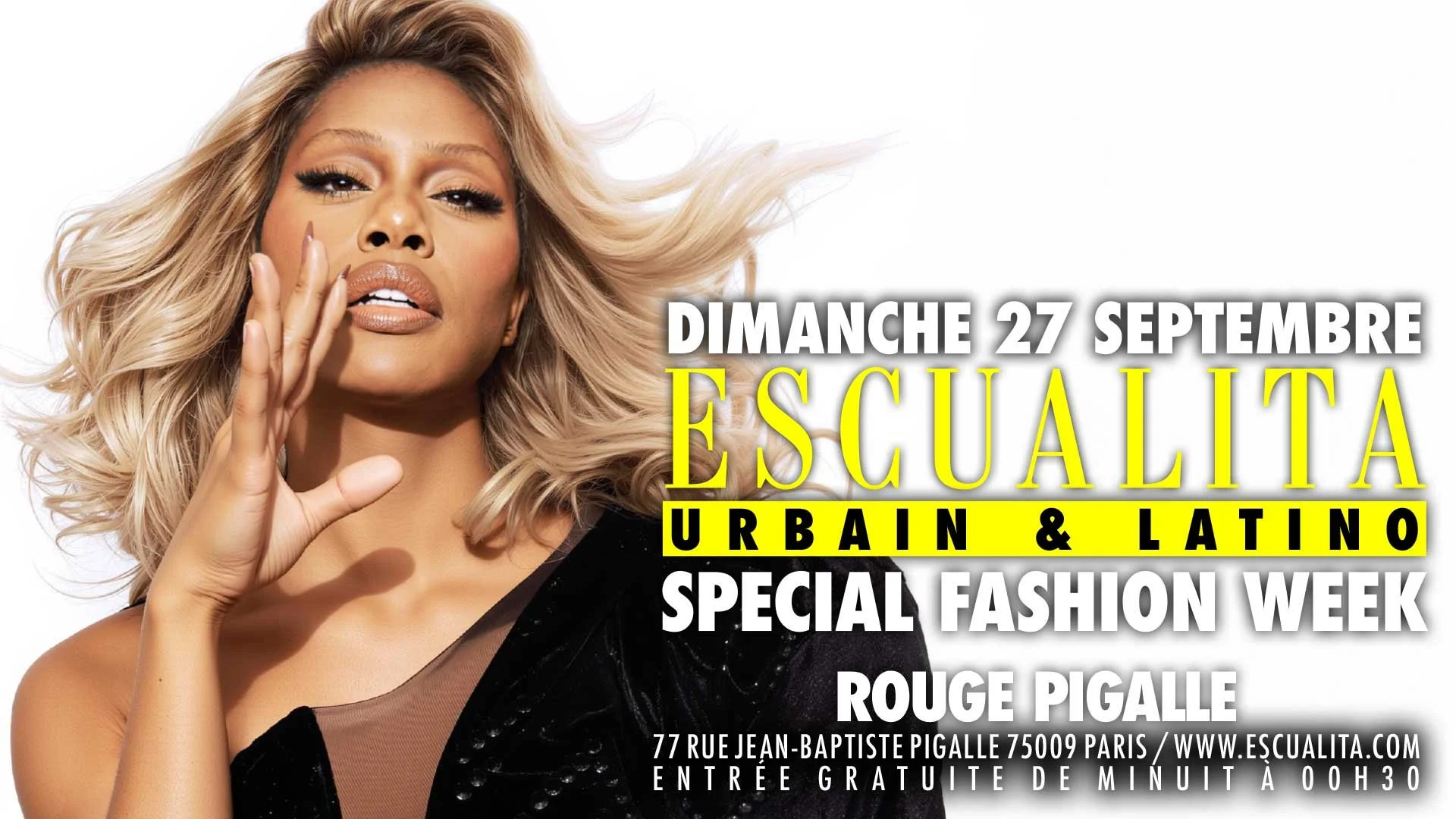 ESCUALITA LA SOIRÉE TRANSEXUELLE DIMANCHE SOIR AU ROUGE PIGALLE, PARIS