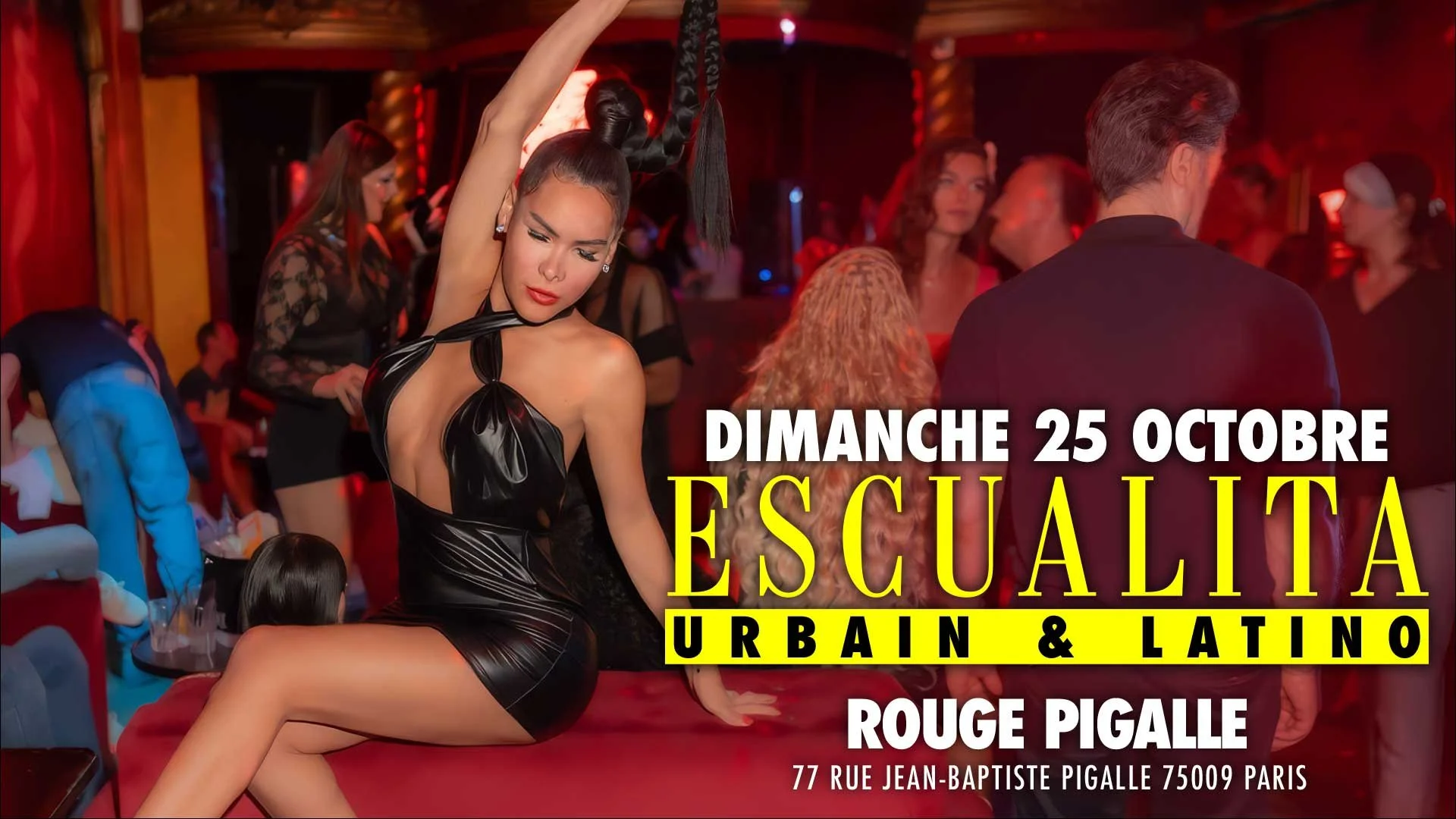 ESCUALITA LA SOIRÉE TRANSEXUELLE DIMANCHE SOIR AU ROUGE PIGALLE, PARIS