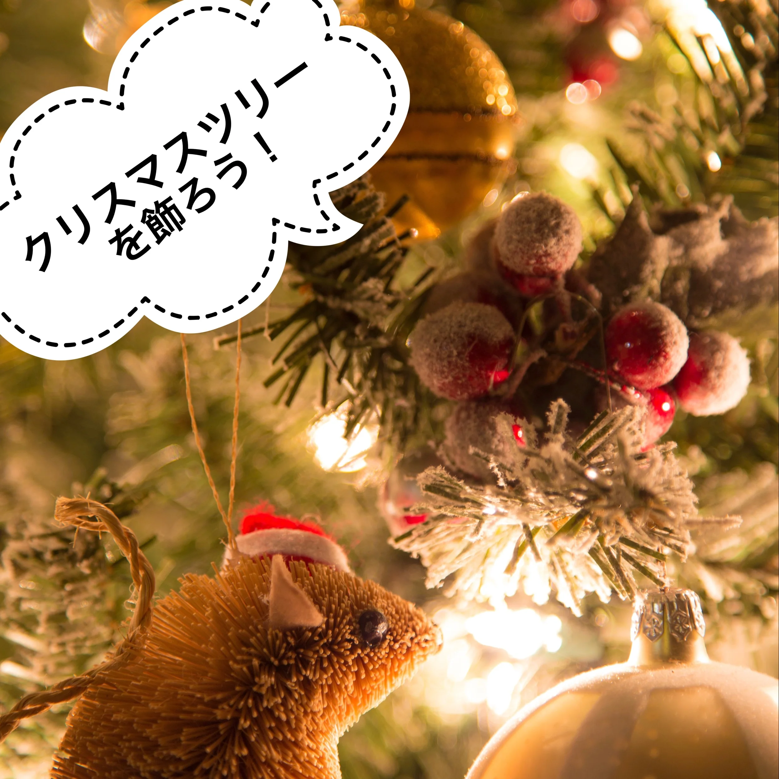 クリスマスツリー🎄を飾ろう！