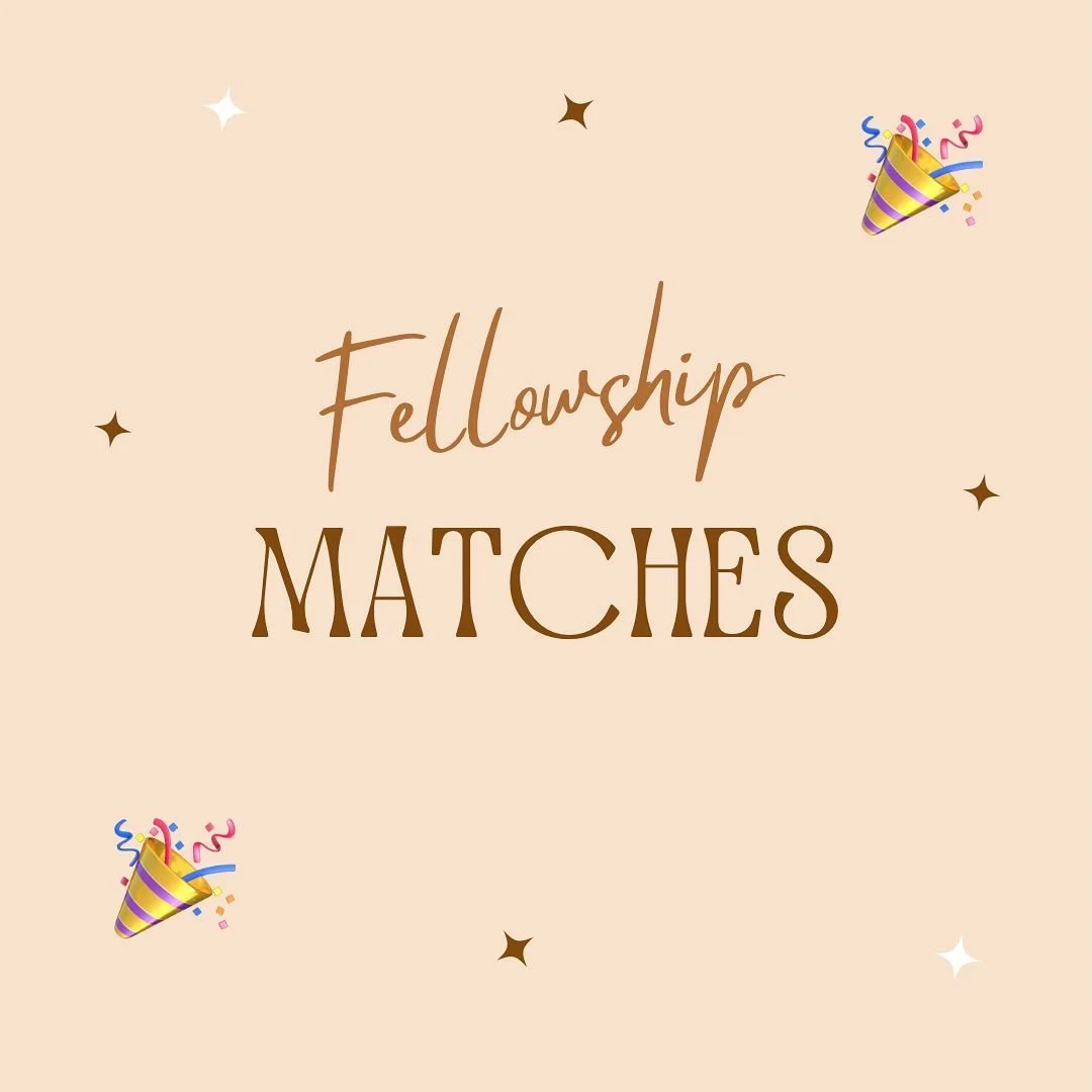 Congratulations to our residents on their fellowship matches! Your hard work, resilience, and dedication have led to this moment, and we couldn&rsquo;t be more proud! 🎉✨