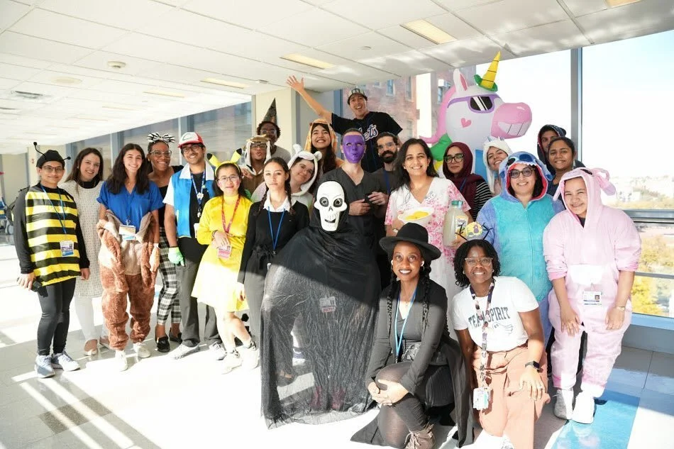 Our Pediatric Resident Team definitely made Halloween a little less spooky and a lot more fun! 👻🎃