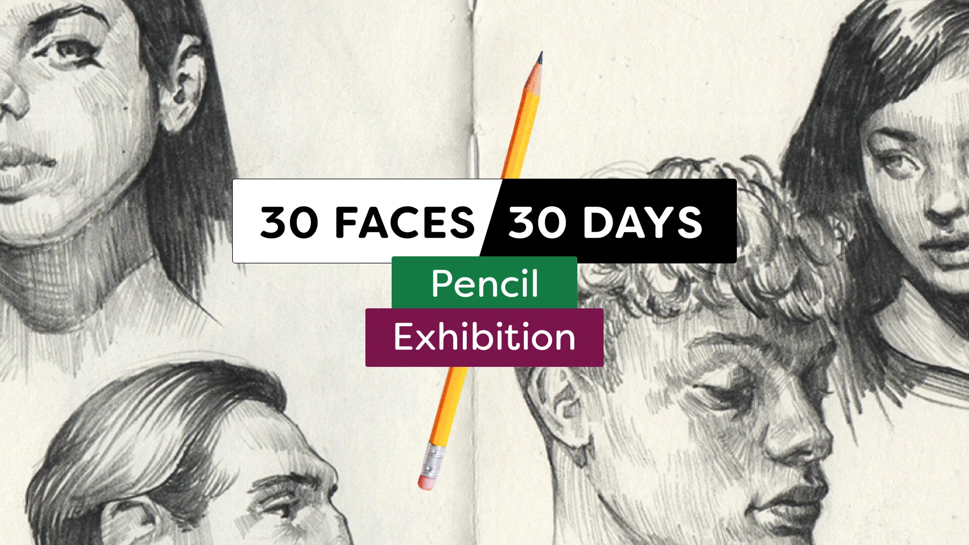Exhibition: 30 Faces/30 Days - Pencil