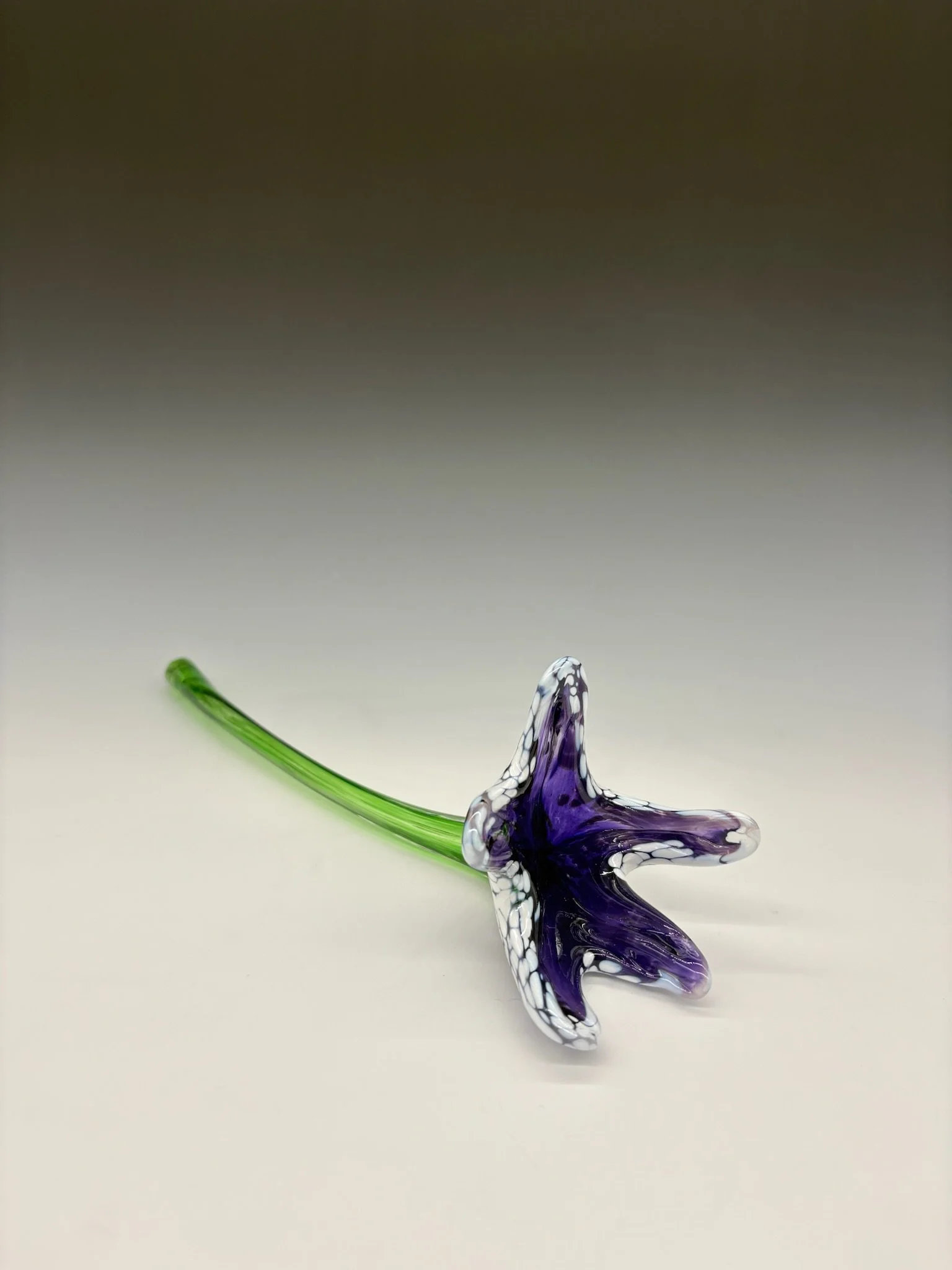 Handblown Glass Flower - Customizable Colors