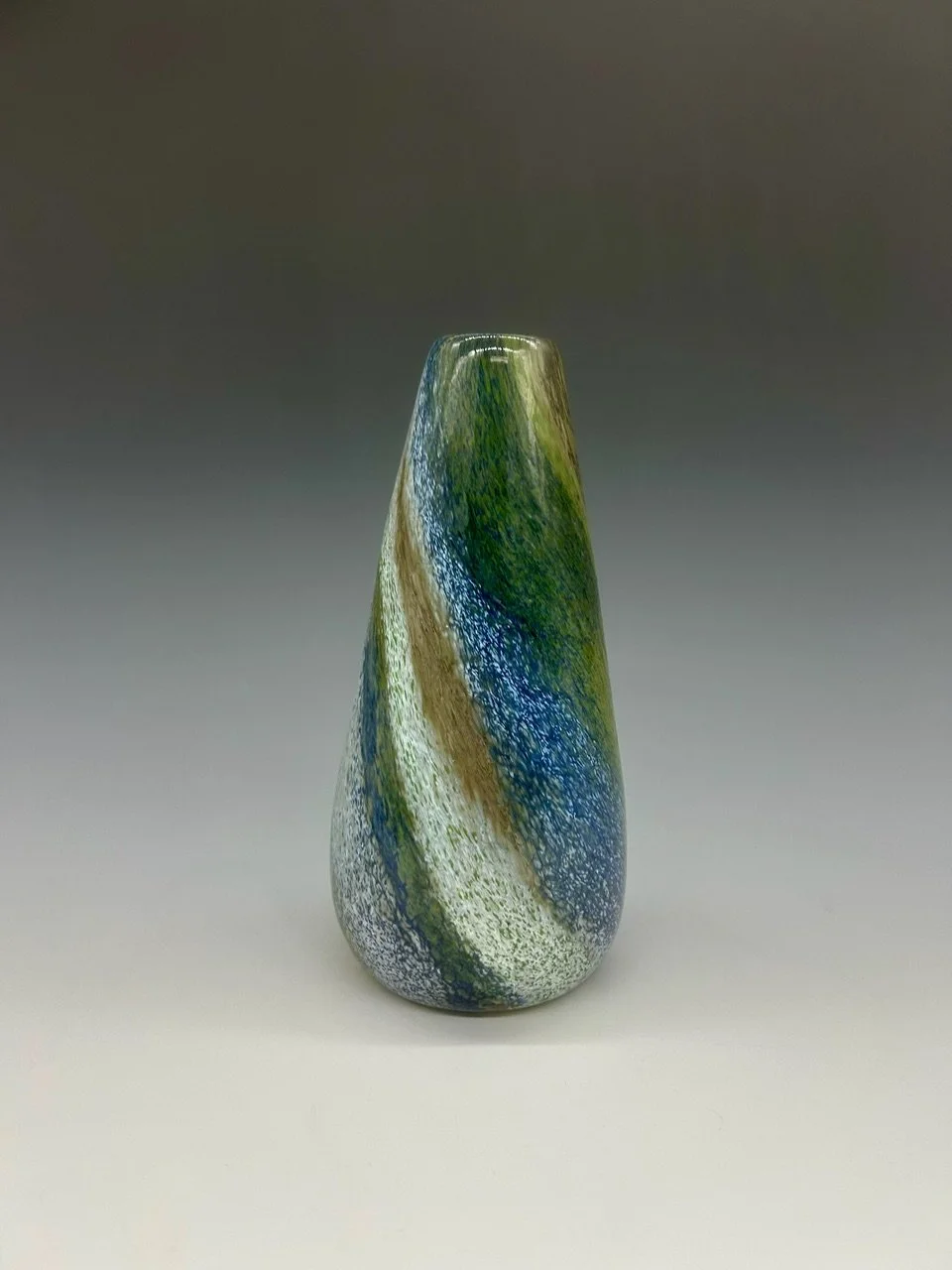 Hand-Blown Glass Vase