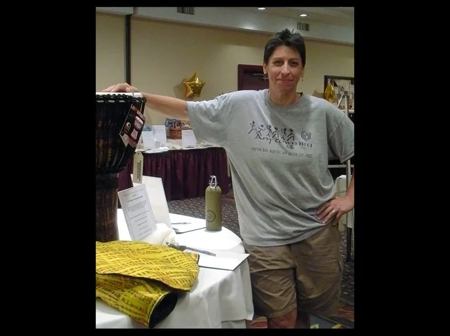 We raffle awesome prizes, like this drum.