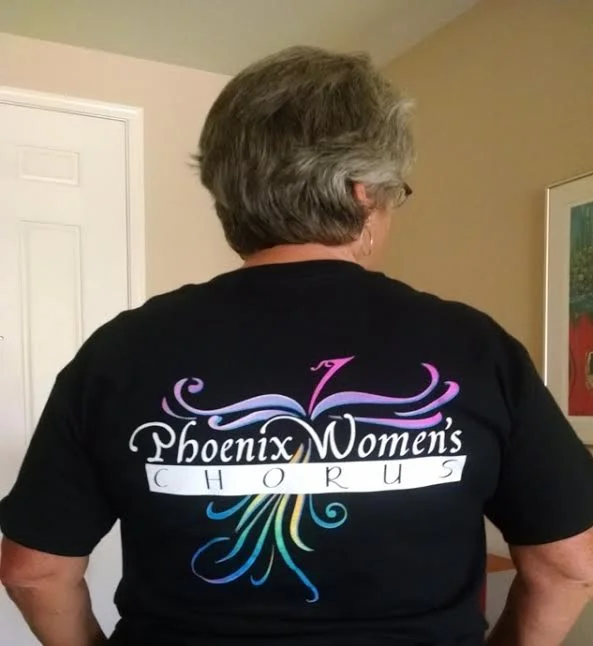 Once upon a time we couldn't show our faces. Now we show our pride on our shirts!