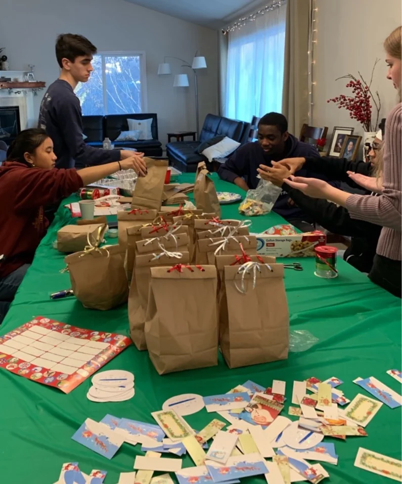December 2018, our teens made over 200 cookies to give out to Military personnel at JBER.
