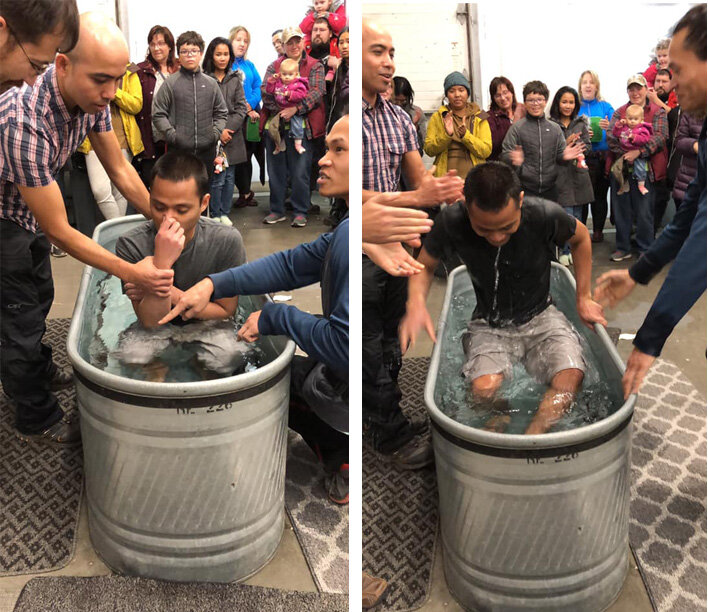 Chivron was baptized on October 20th!