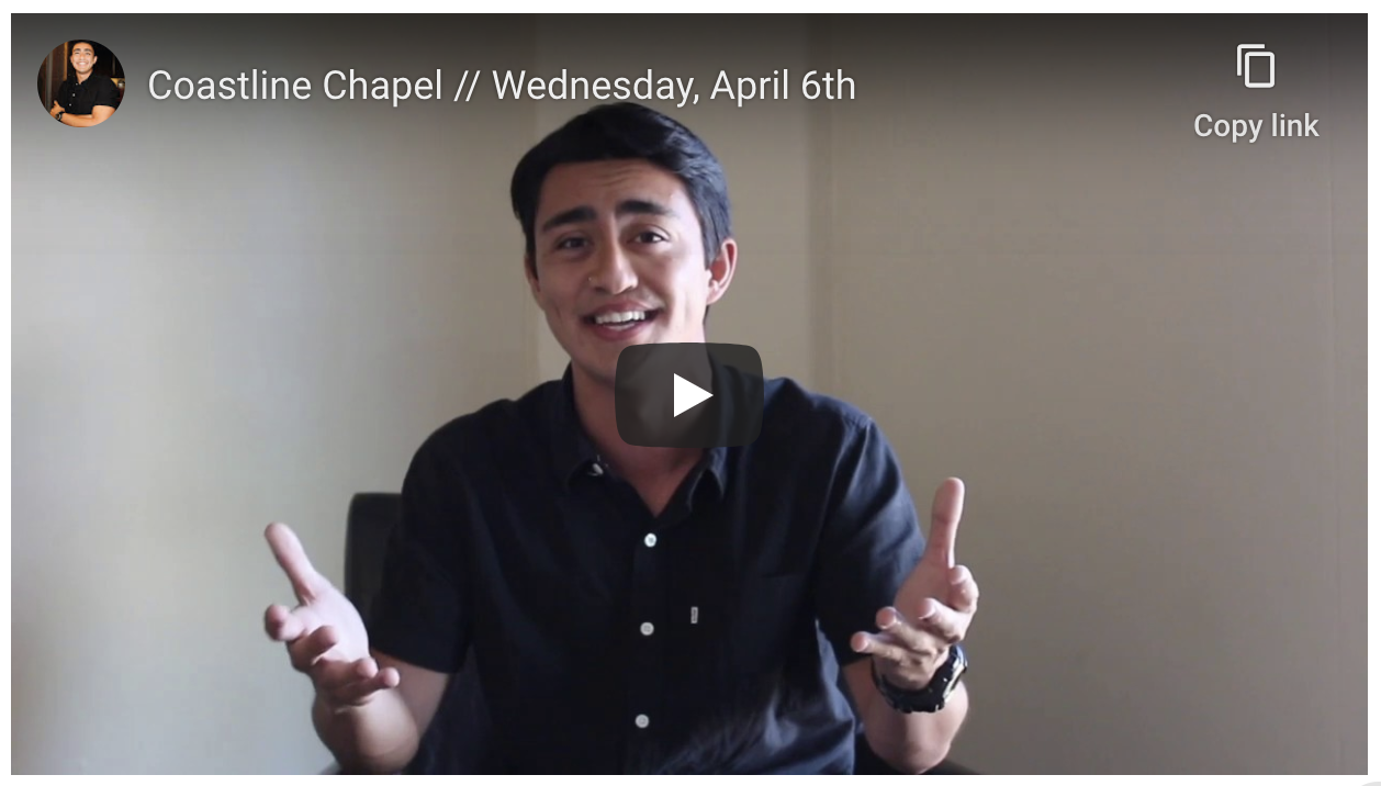 Chapel - Wednesday, May 6, 2020