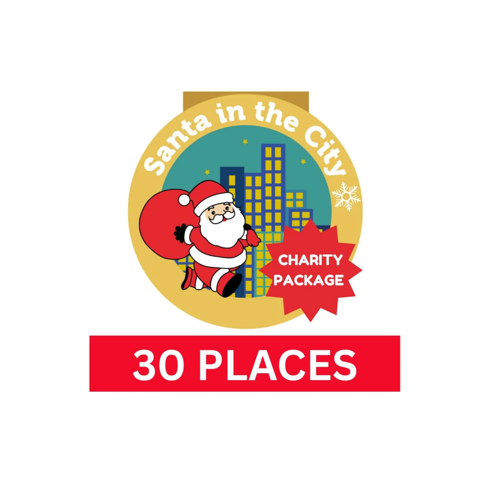 CHARITY PACKAGE - 30 PLACES (plus 6 free)