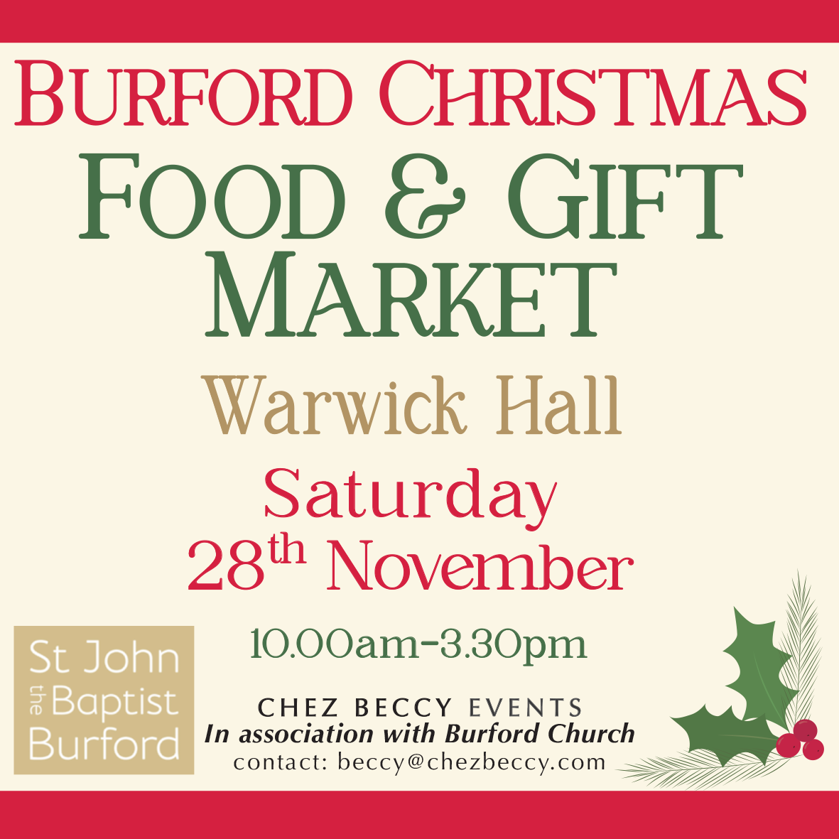 Burford Christmas Food and Gift Market
