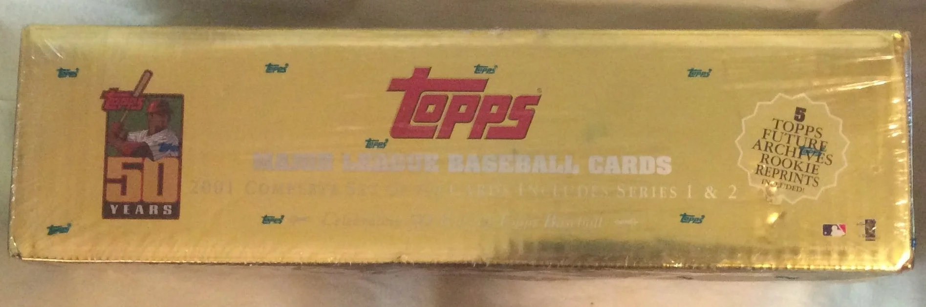 Topps Major League Baseball 50 Years Anniversary Set 2001 (Gold Box)