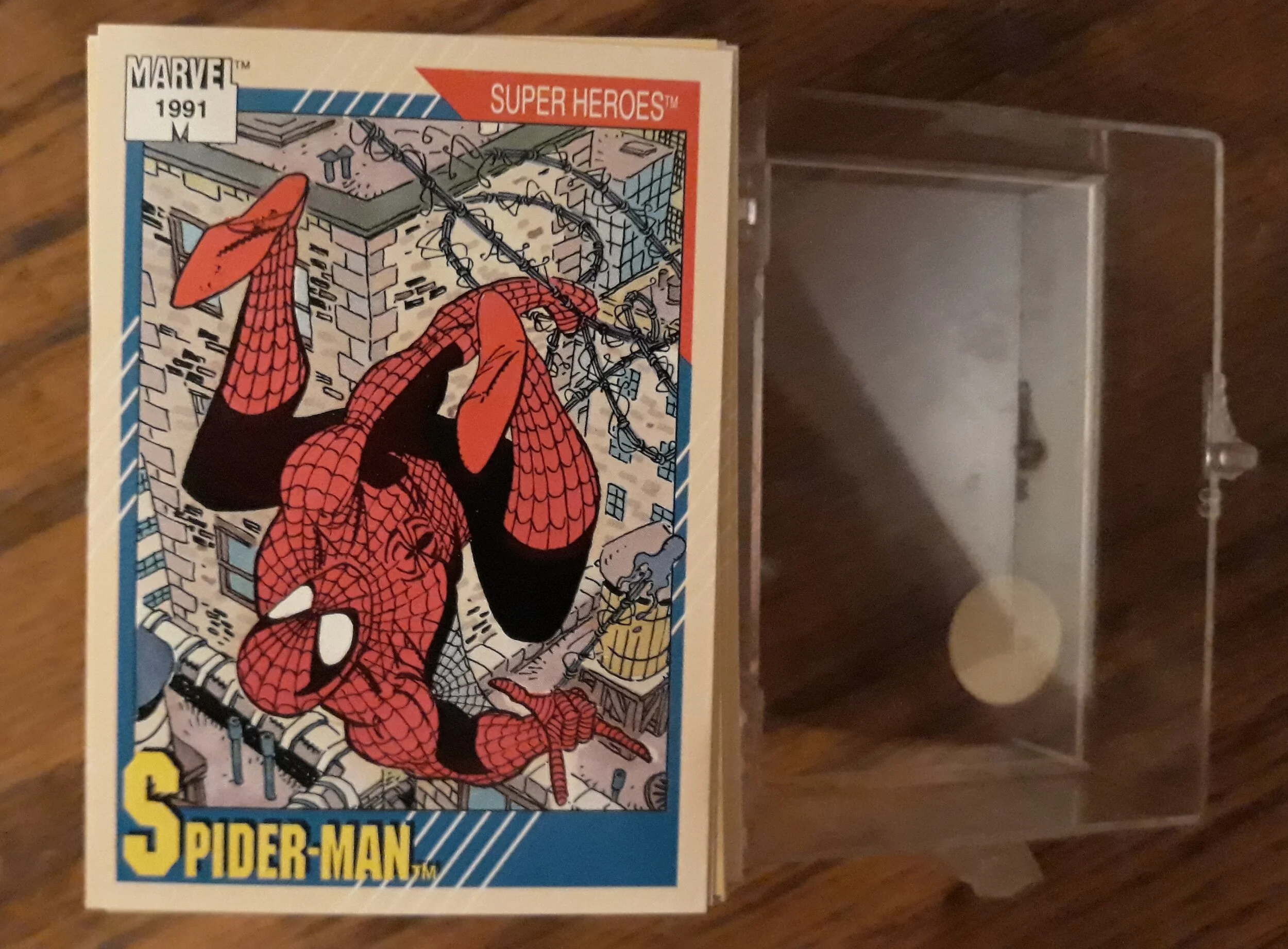 Marvel Universe 1 base card set (Impel, 1991) (162 cards) like new