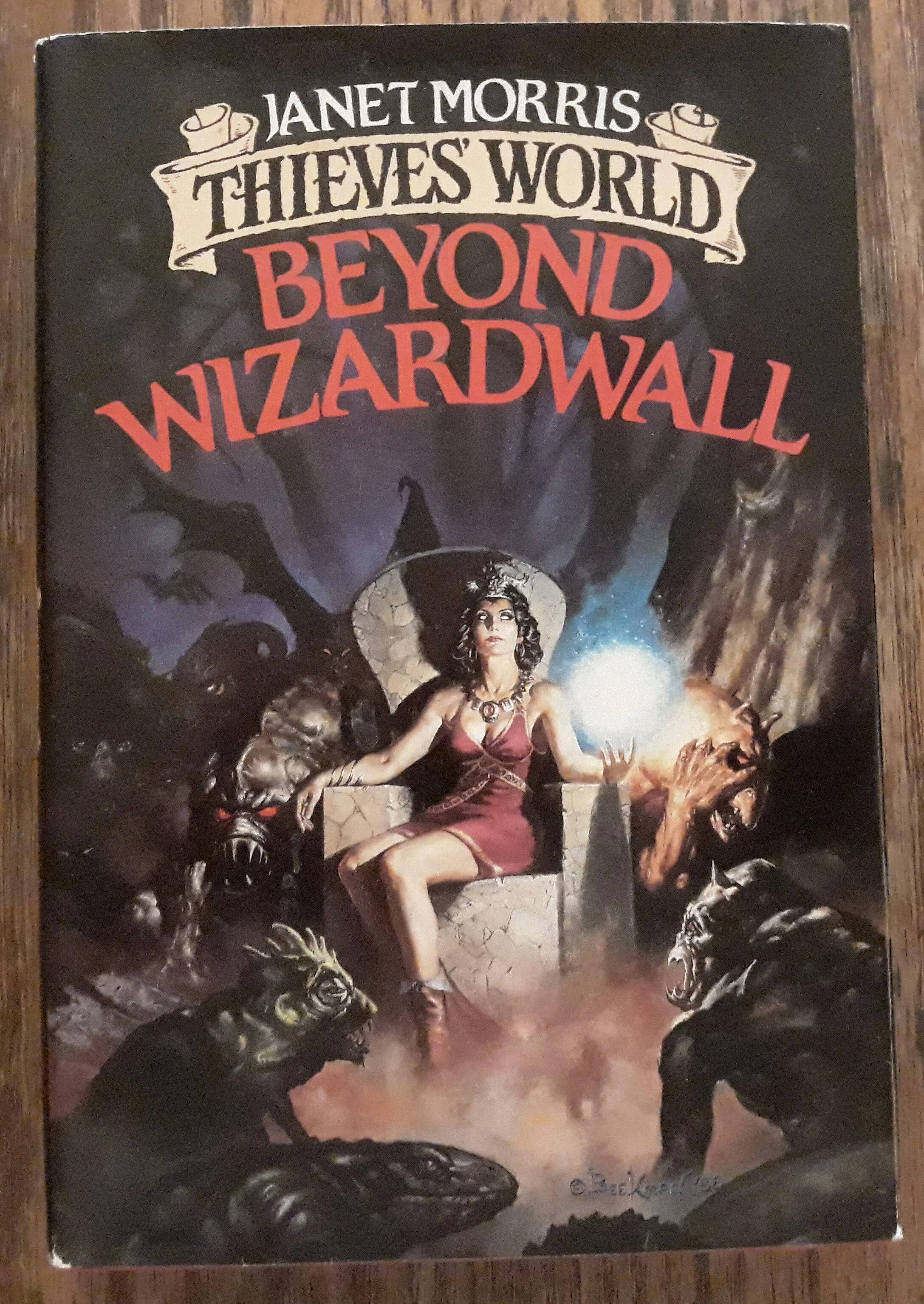 Thieves World Beyond Wizardwall by Janet Morris (HC, 1986, BAEN) Very Good