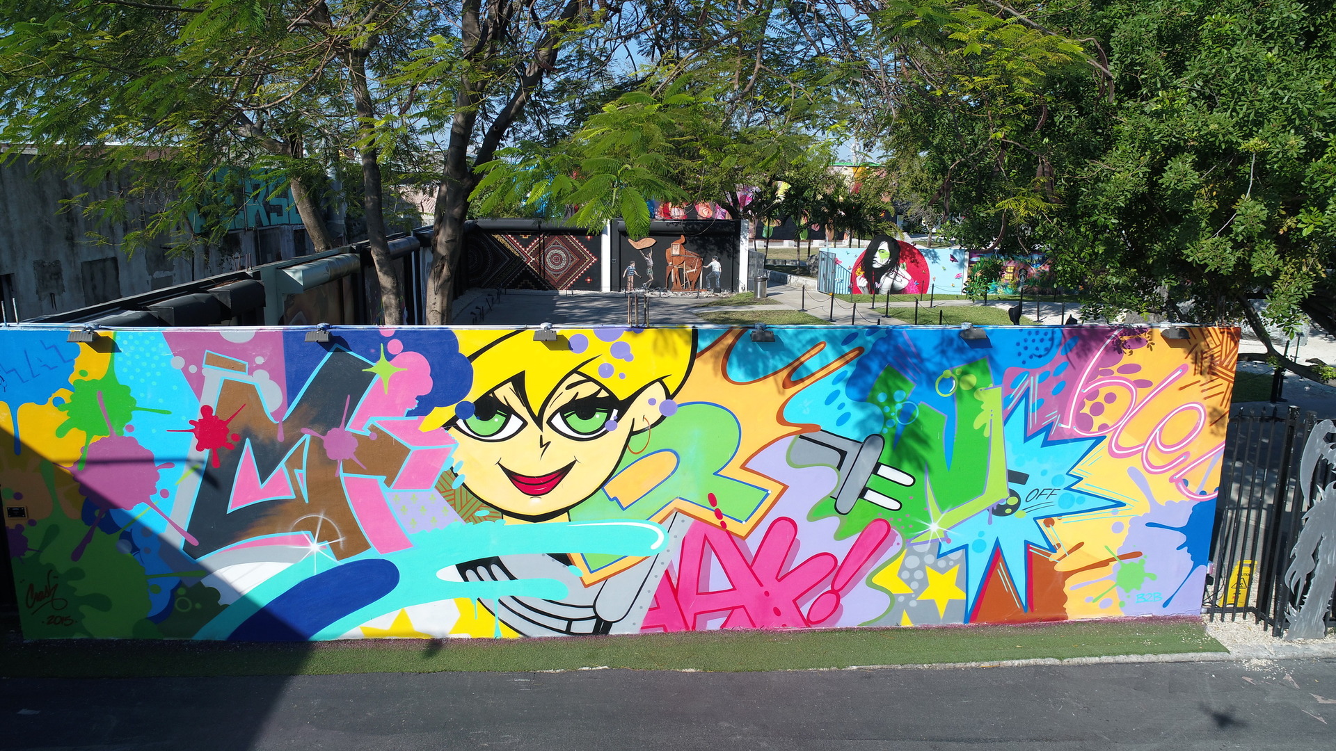 CRASH MURAL INSIDE THE WYNWOOD WALLS