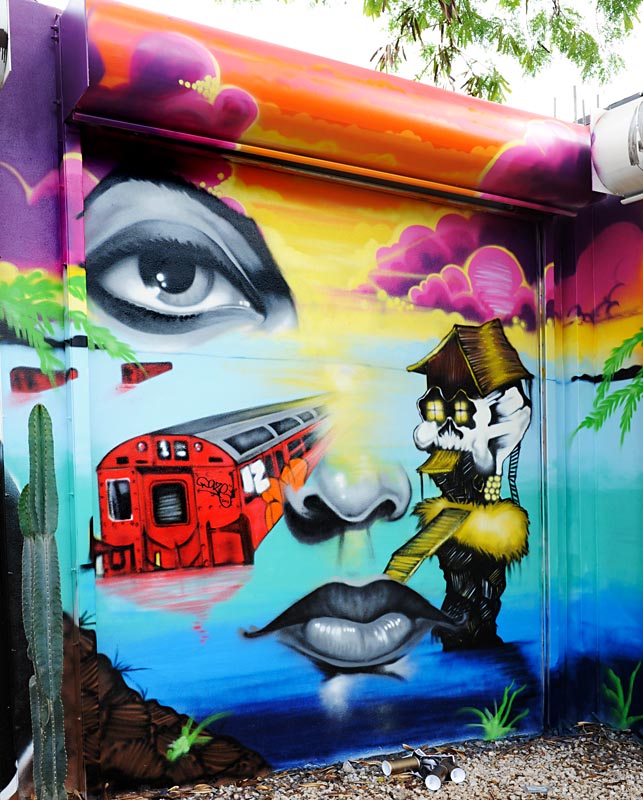 MURAL BY DAZE INSIDE THE WYNWOOD WALLS