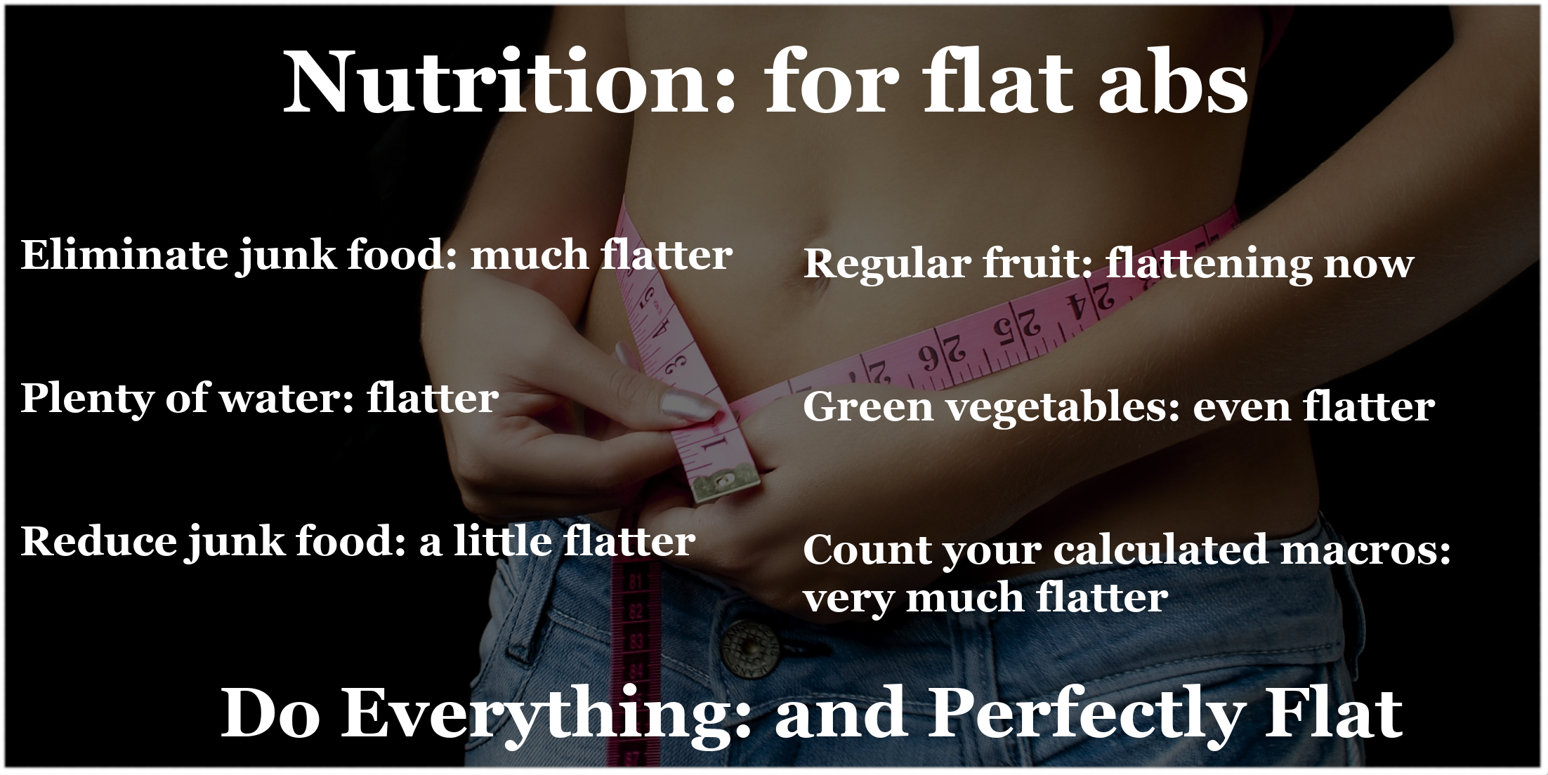 how to get flat abs nutrition for women list.png