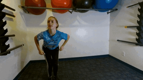 Skiier Jumps side to side for Skiing and Snowboarding Wake Boarding and water skiing Balance strength endurance the best leg strength exercises.gif