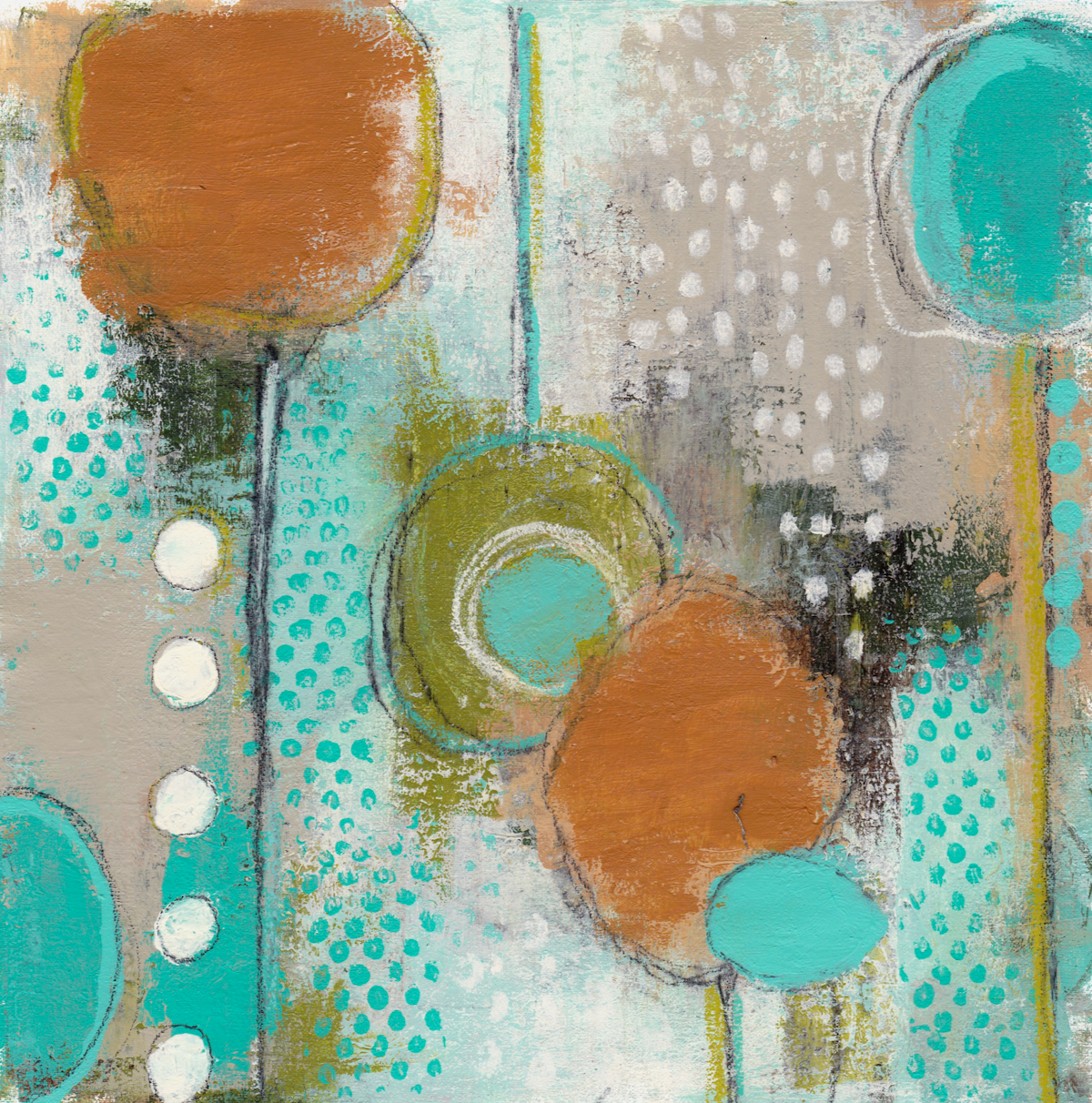 Ring Around the Rosie #2 (9 x 9)