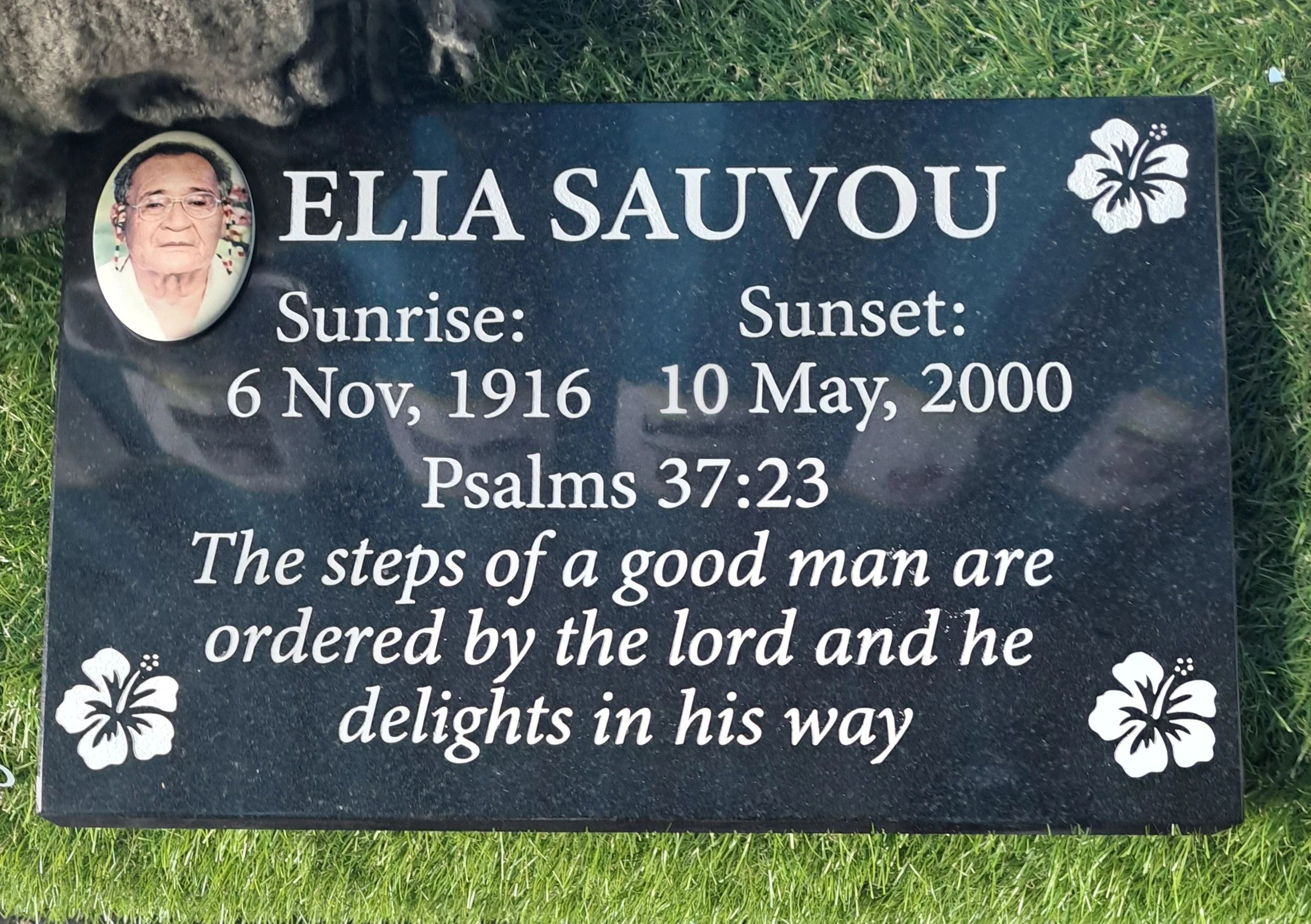 Black Granite Plaque 36cm x 23cm Engraved with ceramic.jpg