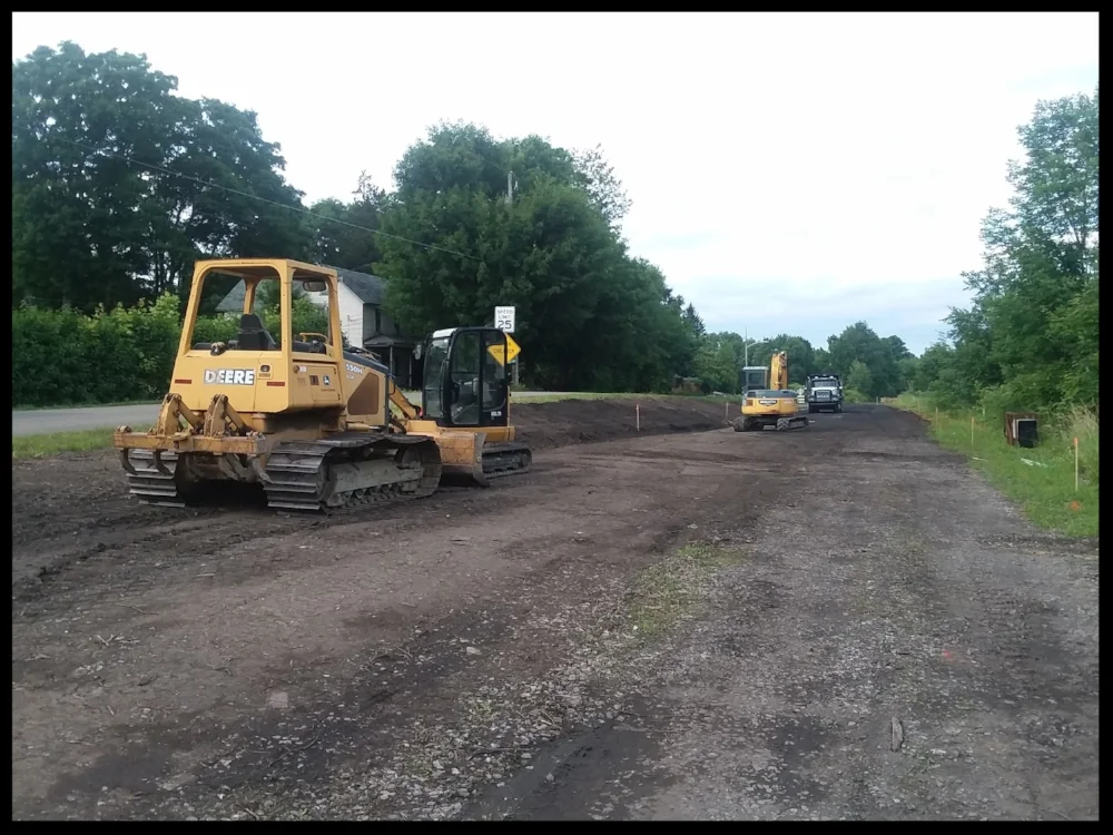 Parking area near Peterson Street in Mt Jewett