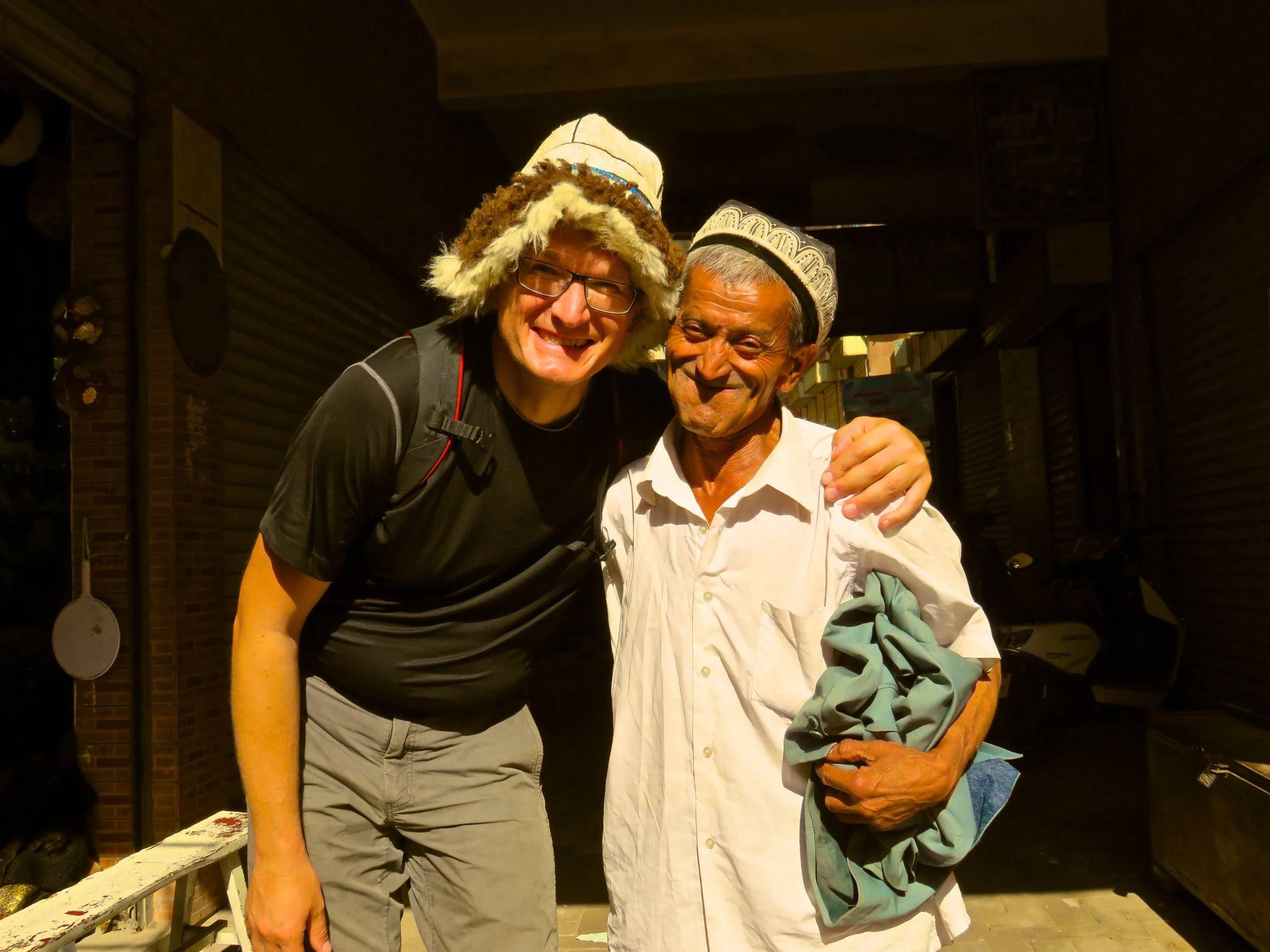 In the Kashgar market