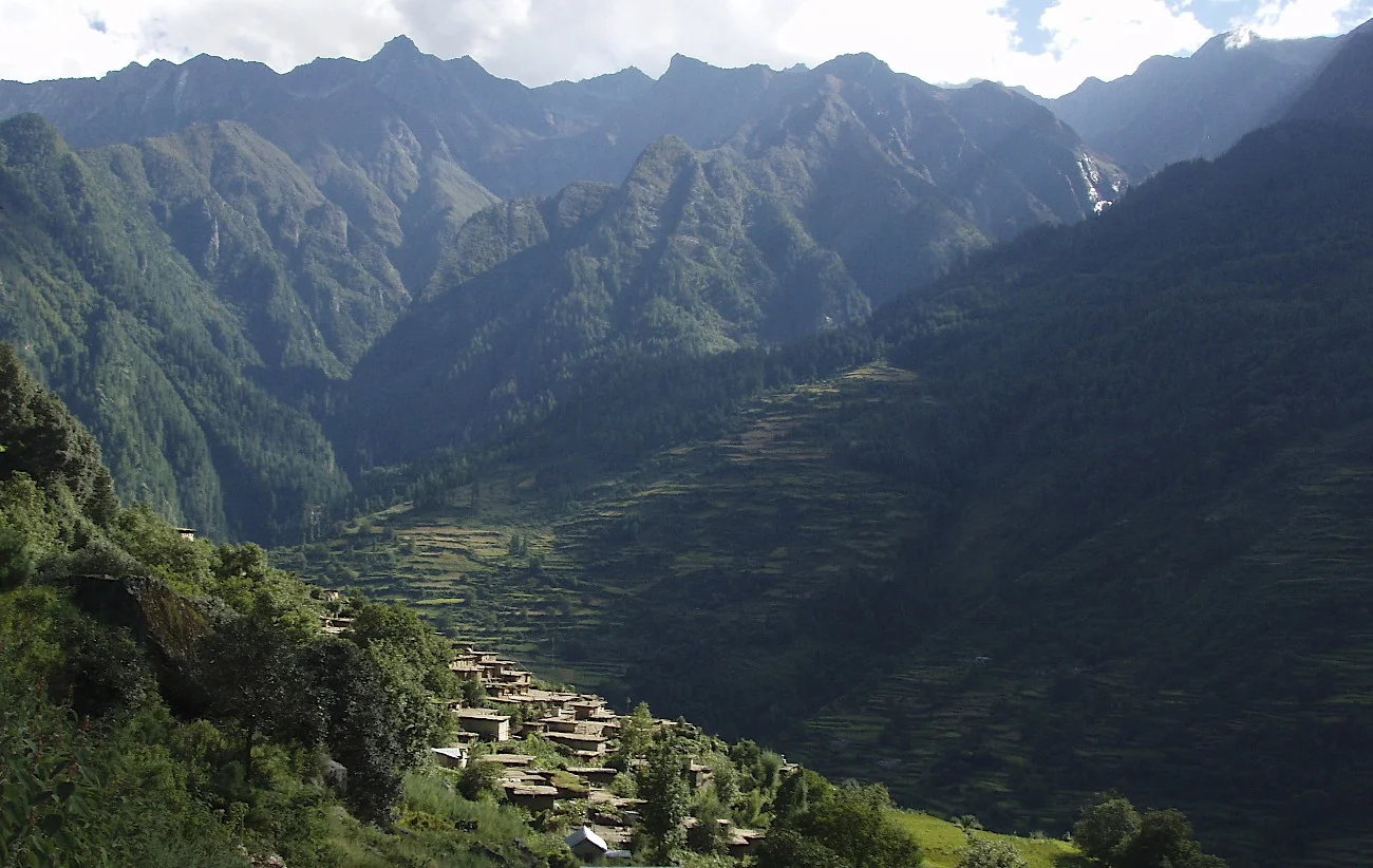 Western Nepal - a village close to Simikot