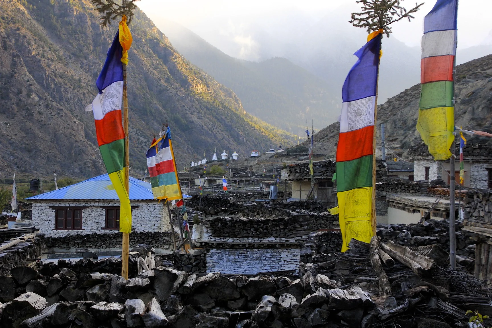 Marfa - one of the nicest small towns in Nepal