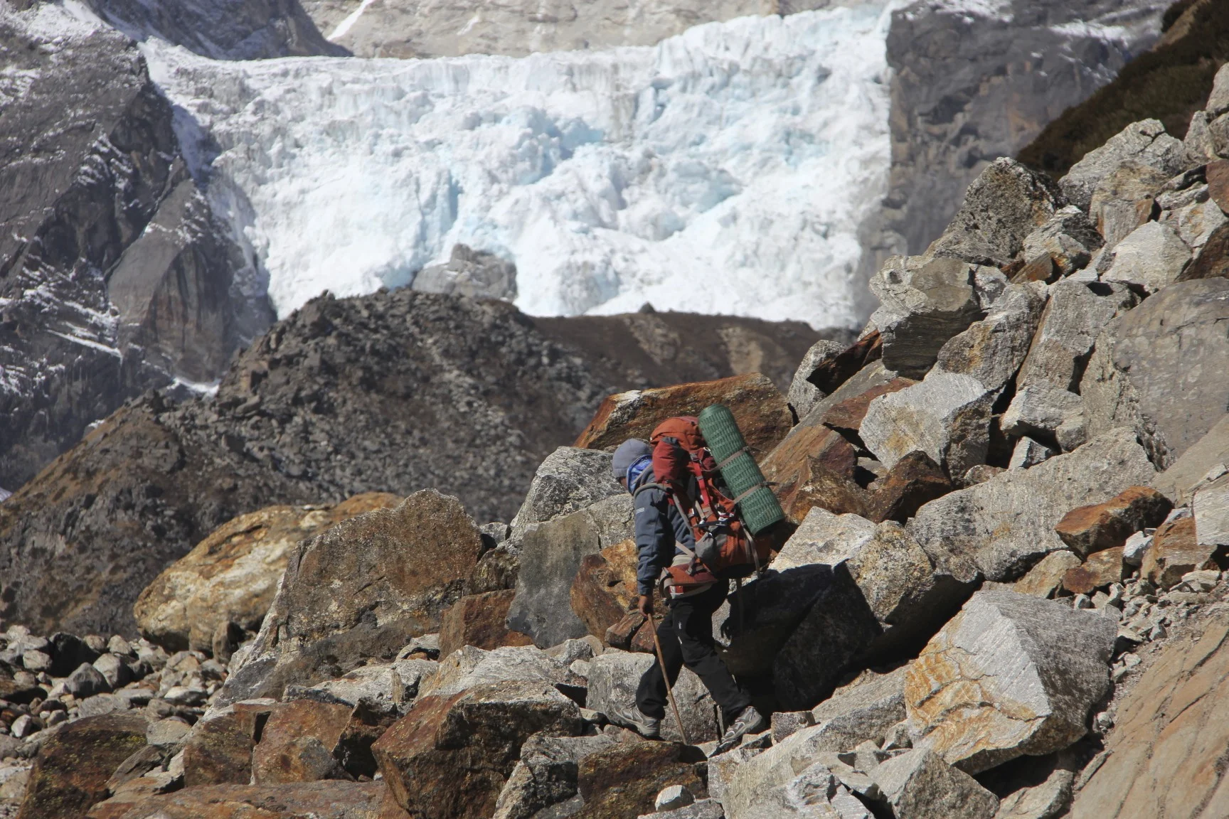 Lower Barun Glacier Icefall