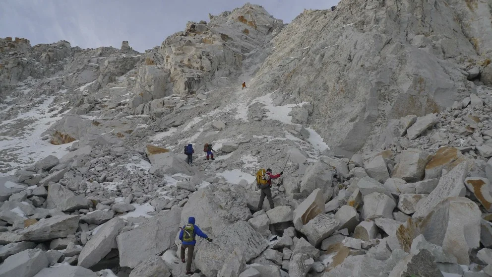 Climb to Sherpani Col