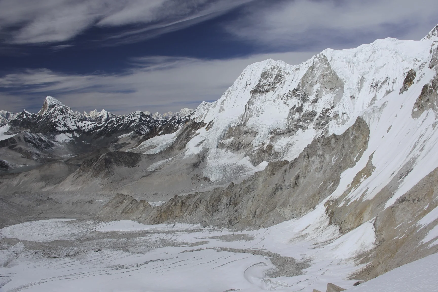 The west wall of Mt. Baruntse