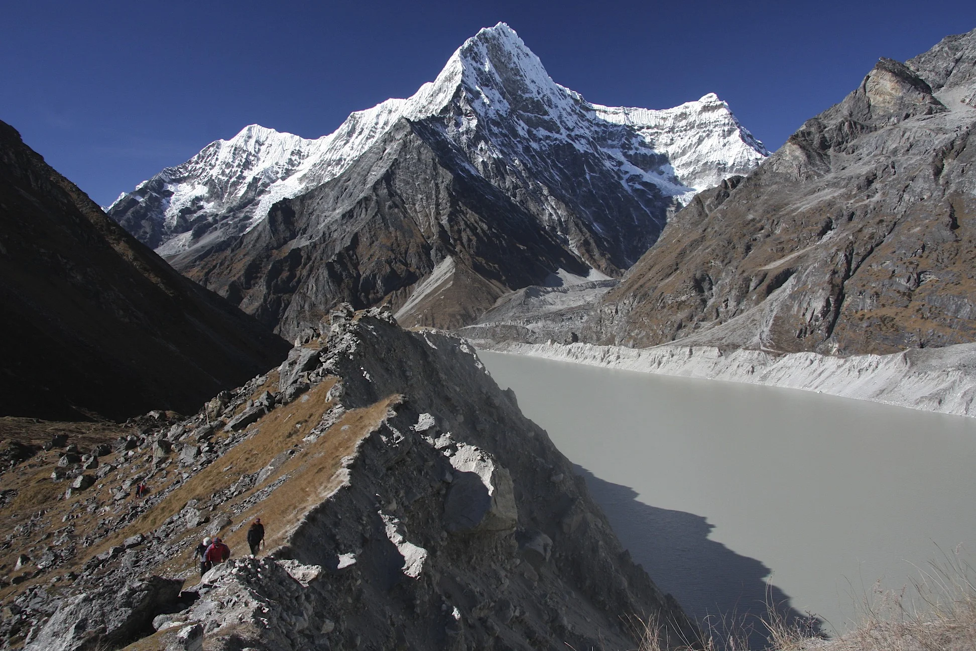 Kang Nachugo and Tso Rolpa Lake