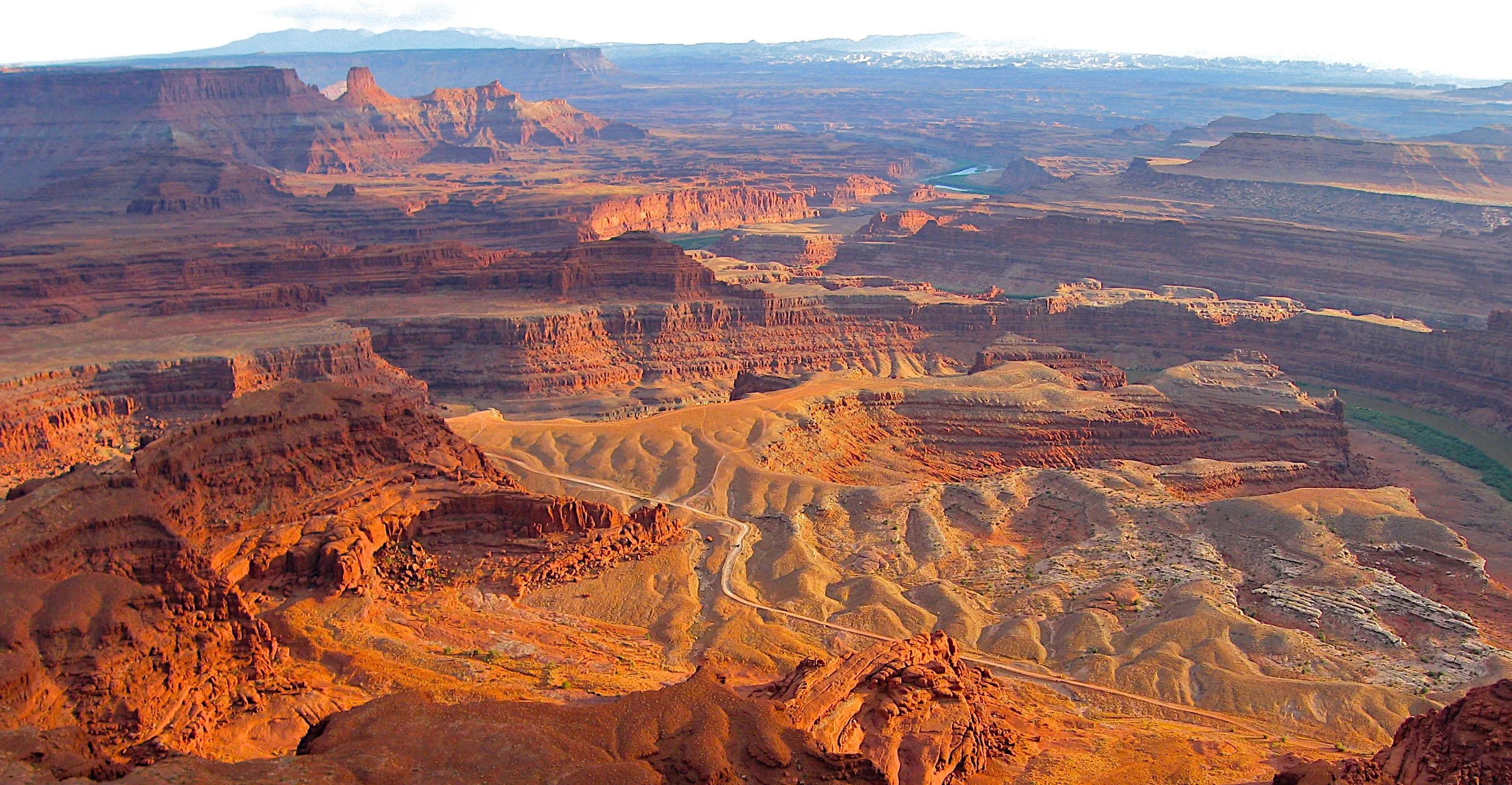Dead Horse Canyon near Moab, Utah. The view over Canyon lands National Park.