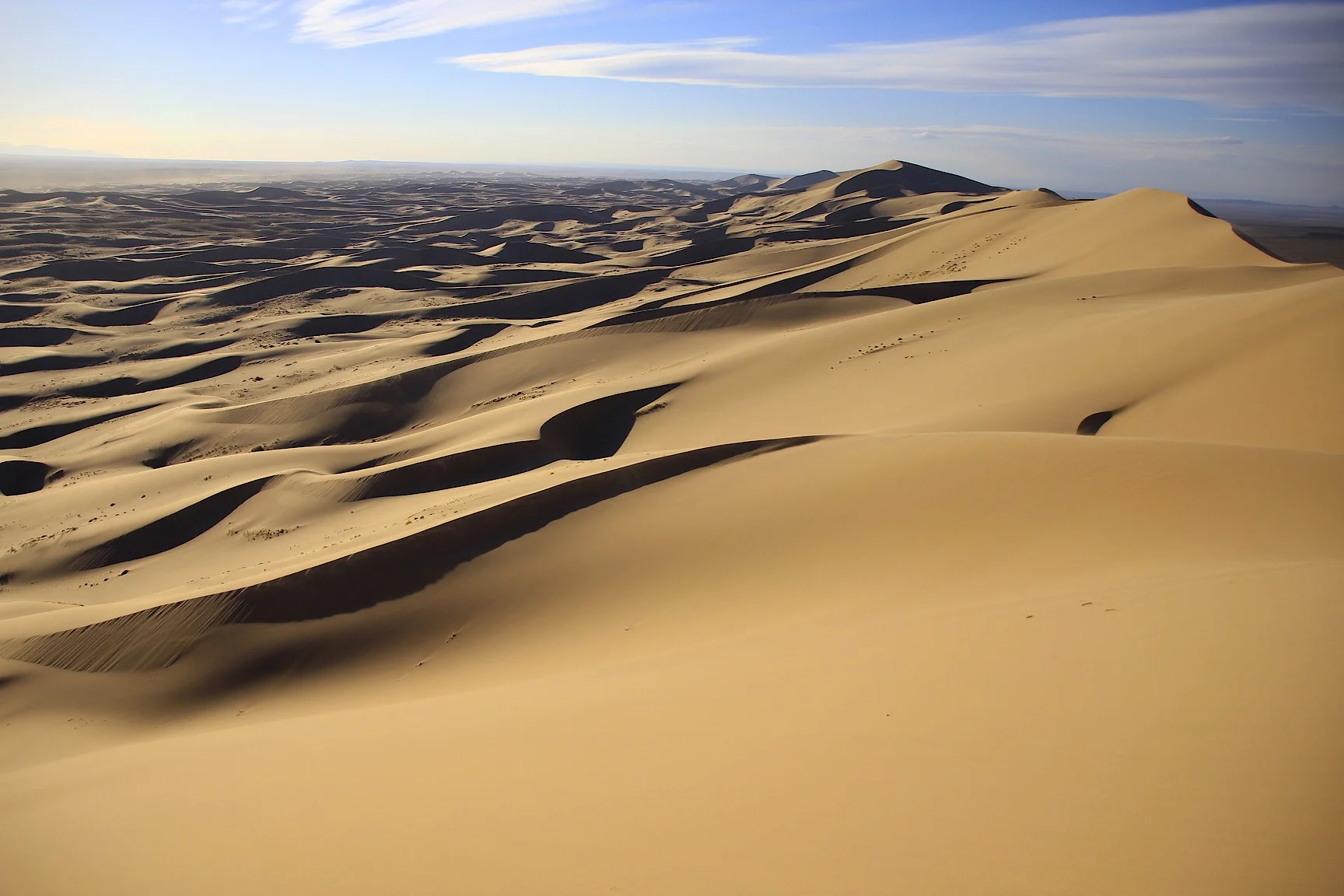 The Gobi sand dunes